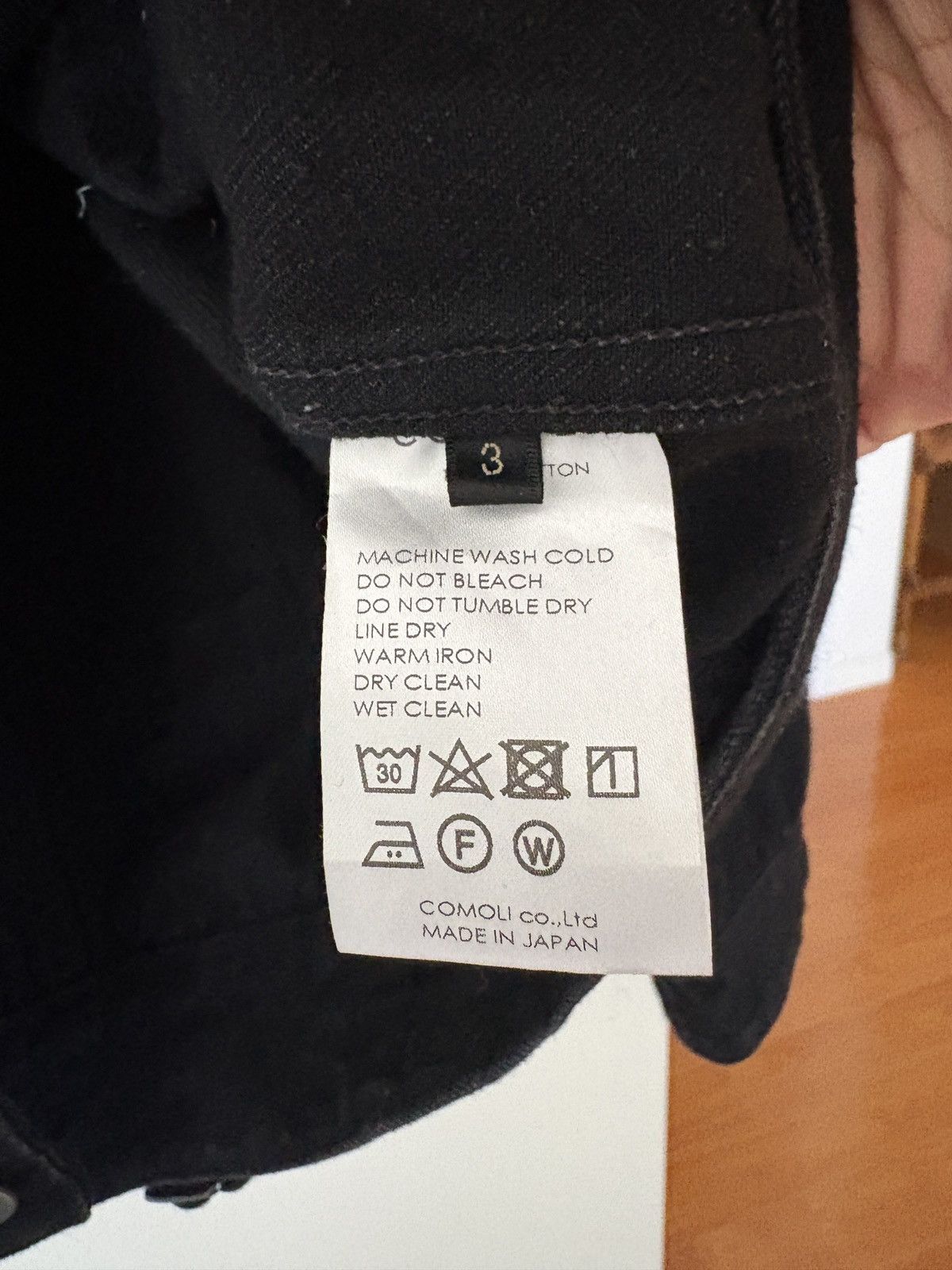 Comoli Comoli Black Denim 1’st Jacket Size US L / EU 52-54 / 3 - 4 Thumbnail
