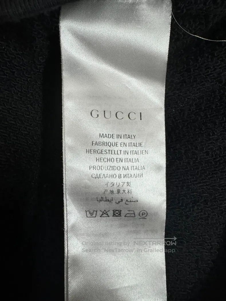 Gucci Gucci Teddy sweatshirt black Size US M / EU 48-50 / 2 - 4 Thumbnail