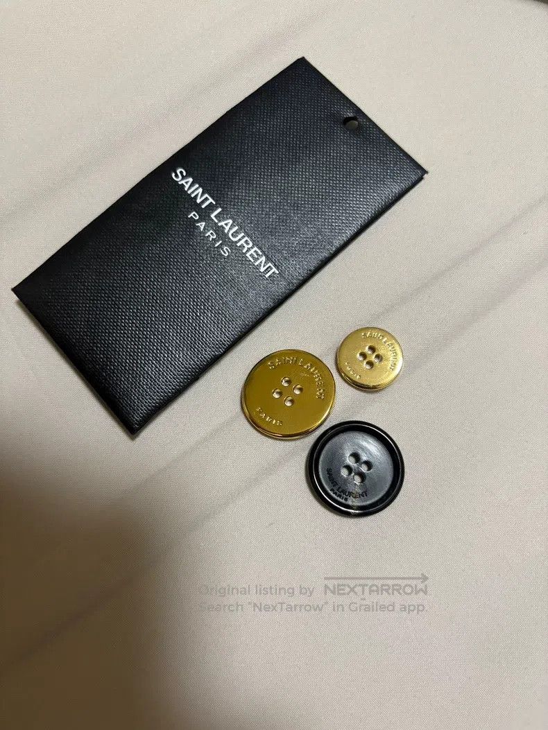 Saint Laurent Paris Saint Laurent Paris Gold Brown Wool Jacket Size US XXS / EU 40 - 6 Thumbnail