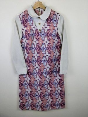 Vintage Vintage 90s Knit Dress R&K Knits Collared Dress Size 14 Size US XS / EU 42 / 0 - 1 Thumbnail