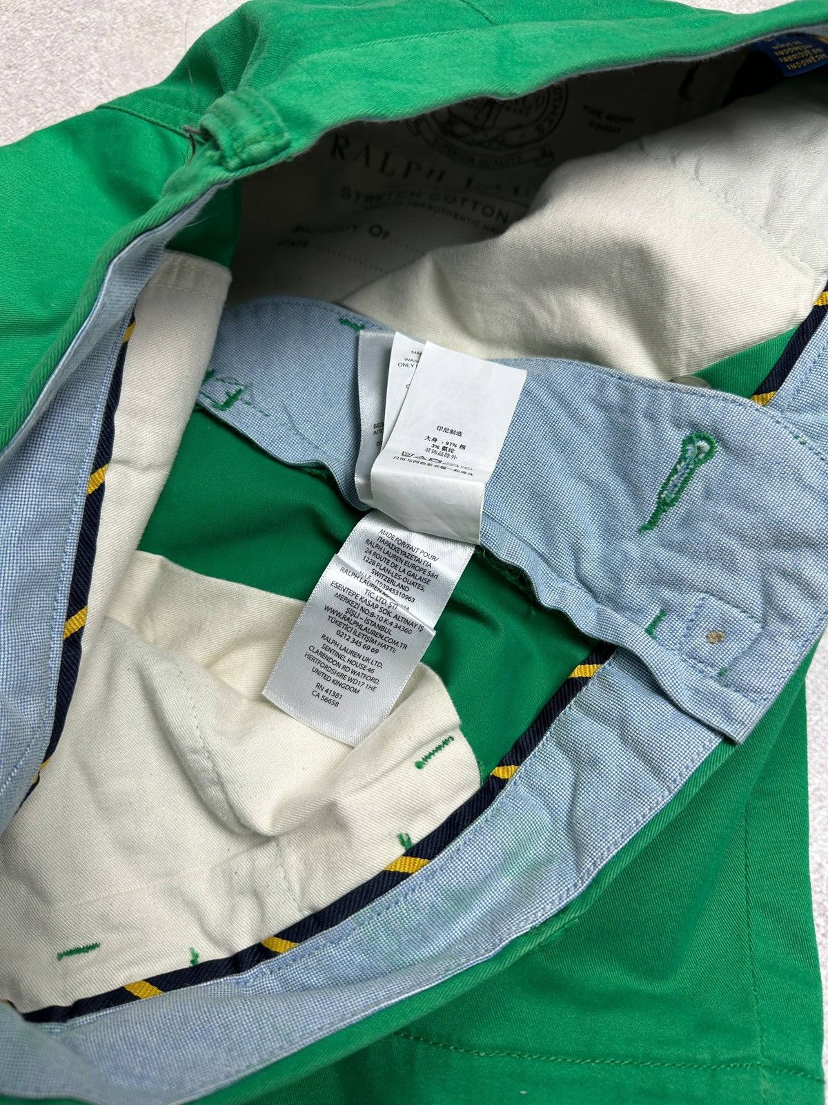 Polo Ralph Lauren Vintage Polo Ralph Lauren RRL Green Chino Shorts Rare 28 Size US 28 / EU 44 - 6 Thumbnail