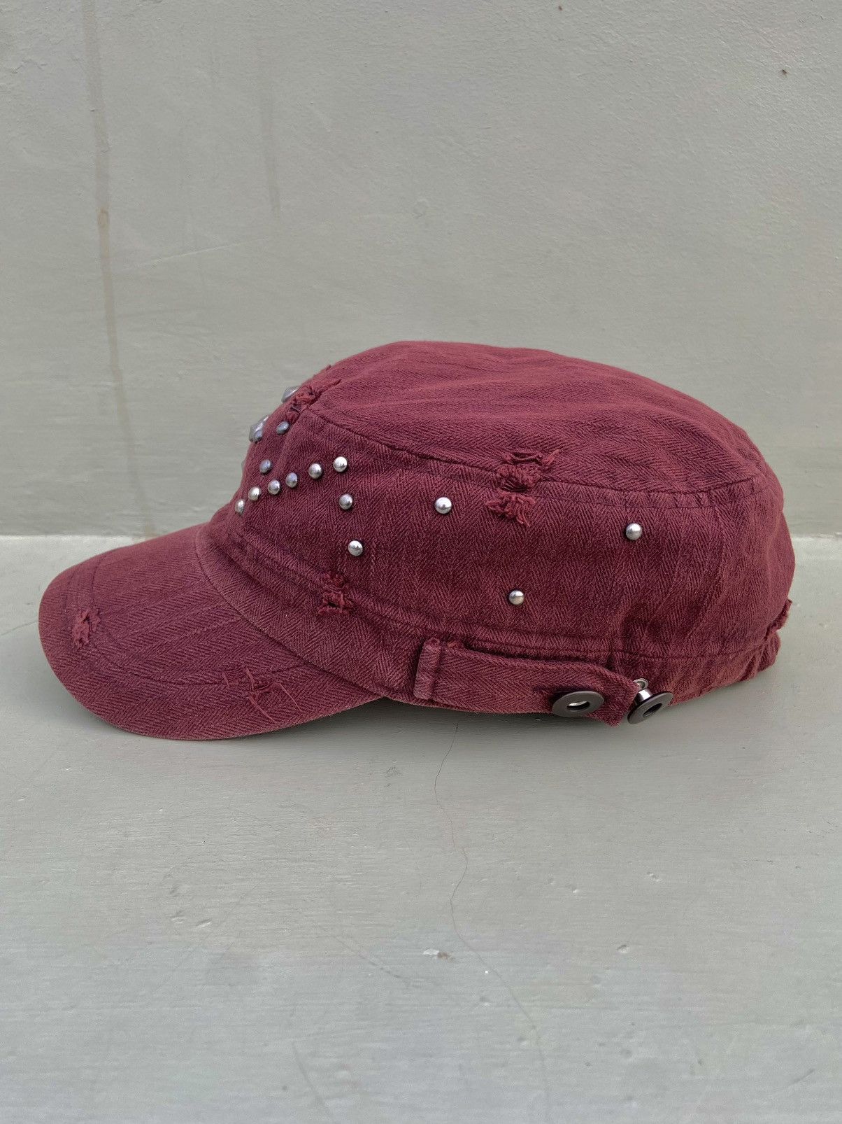 Hysteric Glamour × If Six Was Nine × Japanese Brand 2000s ditsetressed studded button patrol hat Size ONE SIZE - 5 Thumbnail