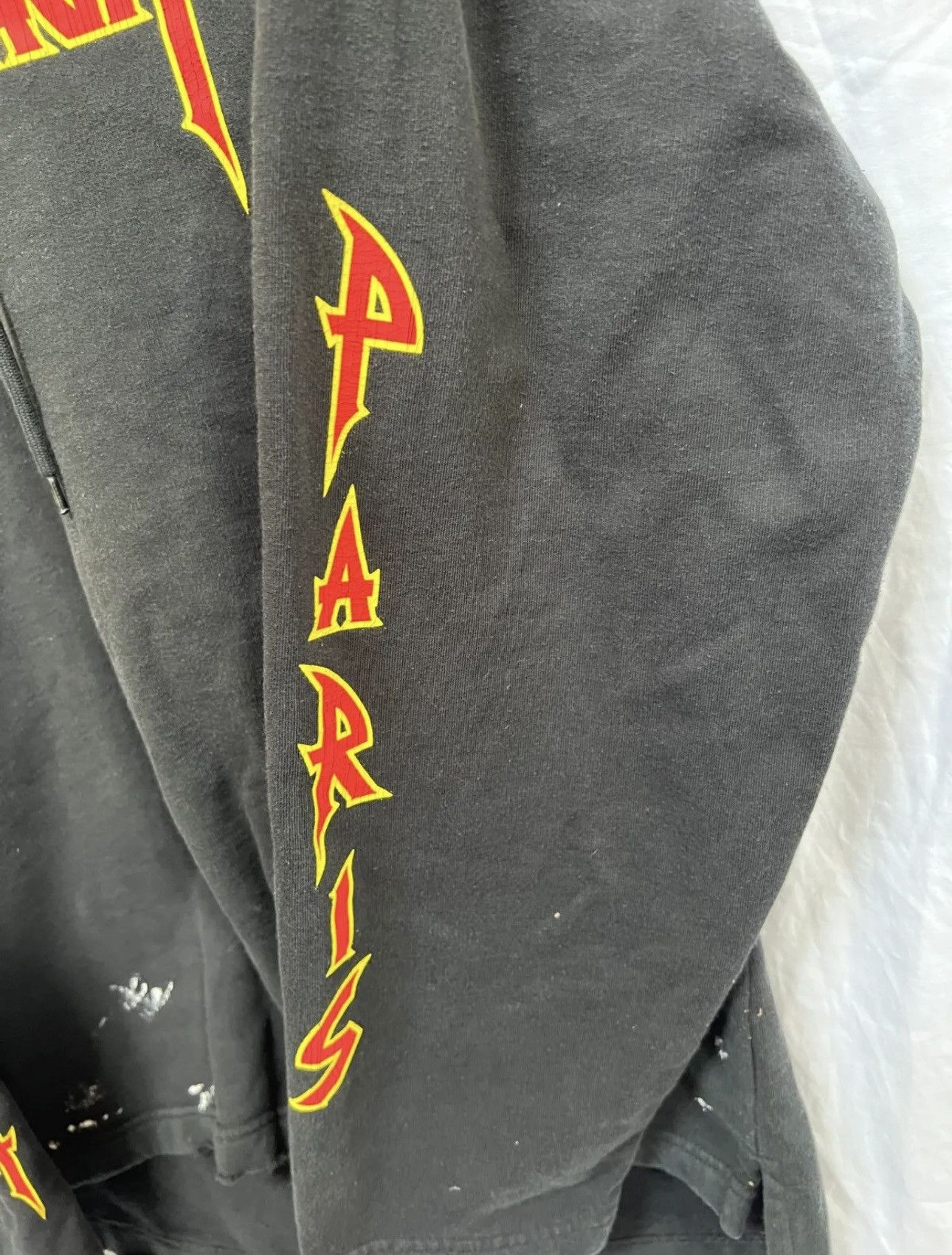 image of Metal Balenciaga Hoodie in Black, Men's (Size XS)