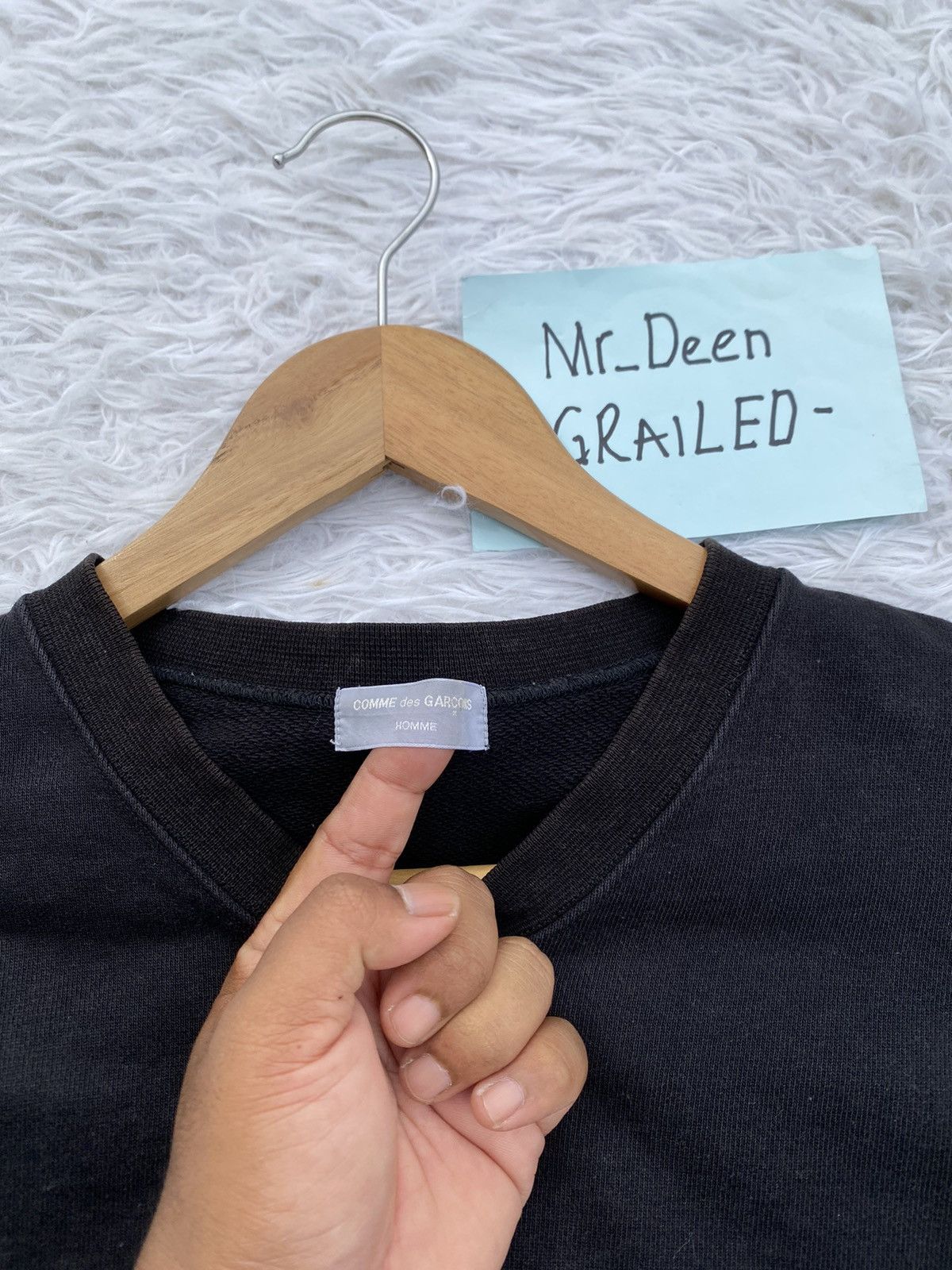 Comme des Garcons Vintage 1998 Comme des Garcons Homme Sweatshirt Size US L / EU 52-54 / 3 - 10 Thumbnail