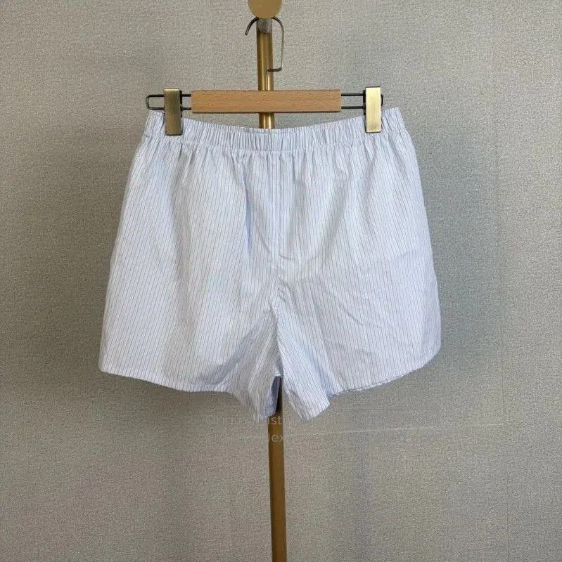 Dior Dior Summer Light Blue Striped Women's Shorts . Size 33" - 2 Thumbnail