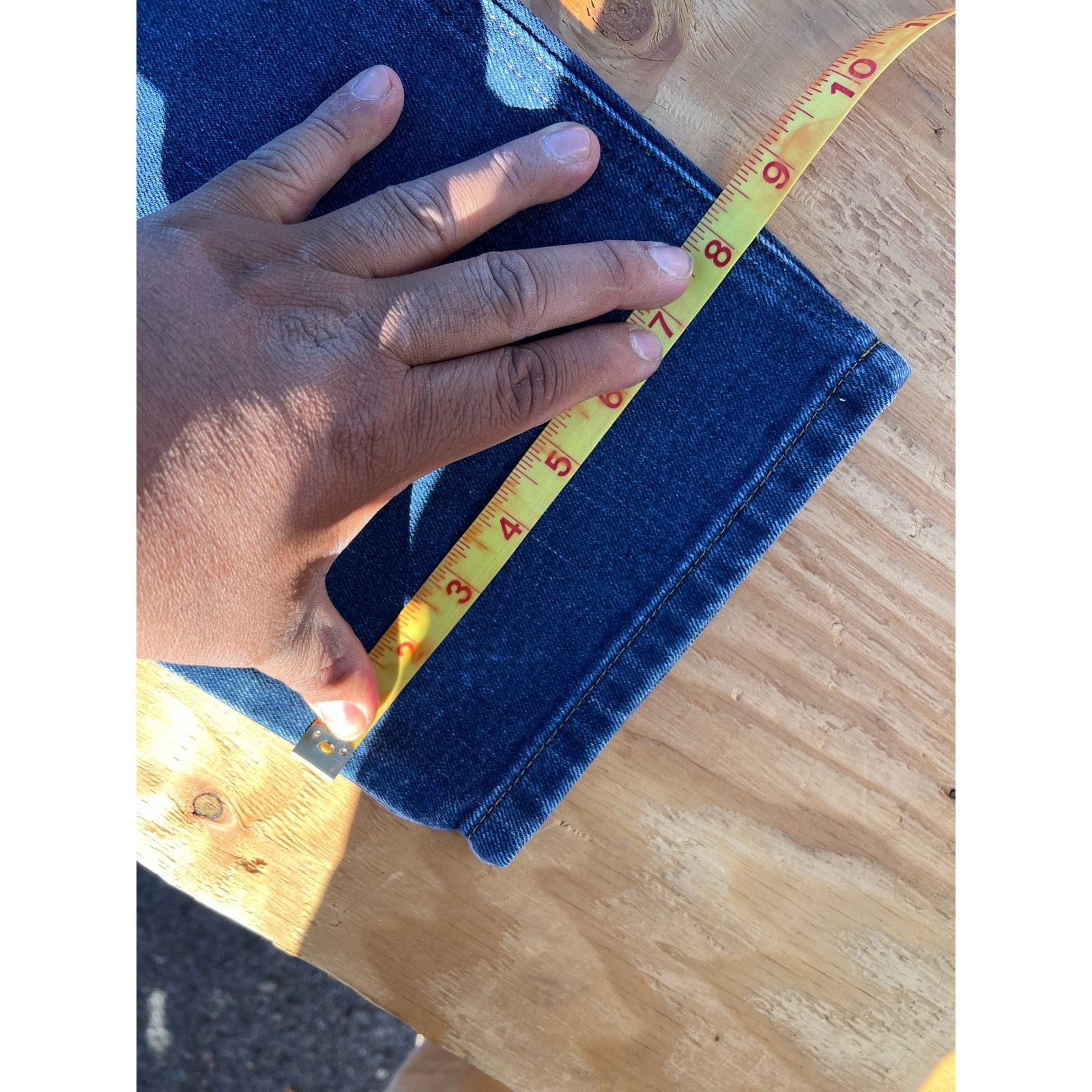 Carhartt Carhartt Jeans Mens 34x32 Blue Denim Utility Work Pants Size US 34 / EU 50 - 8 Thumbnail