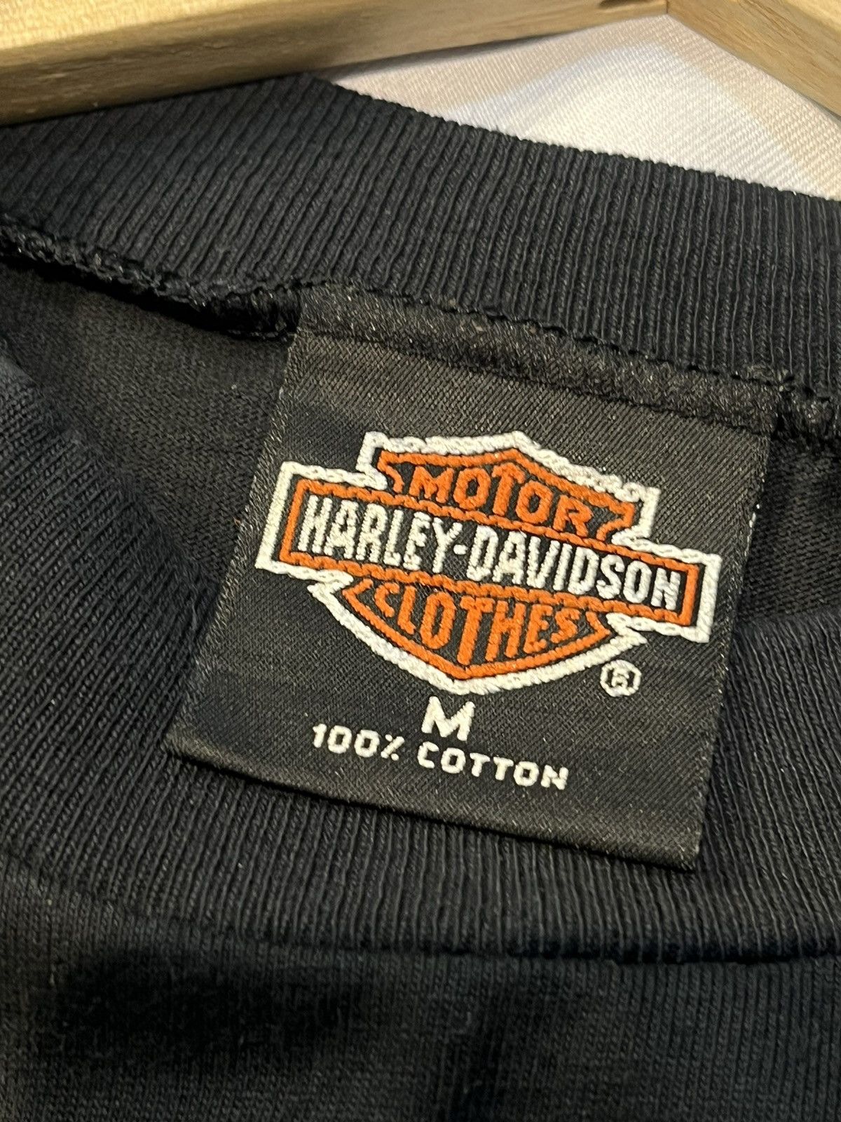 Harley Davidson × Man Made In Australia × Vintage 1992, VINTAGE 3D EMBLEM HARLEY DAVIDSON MOST WANTED Size US M / EU 48-50 / 2 - 7 Thumbnail
