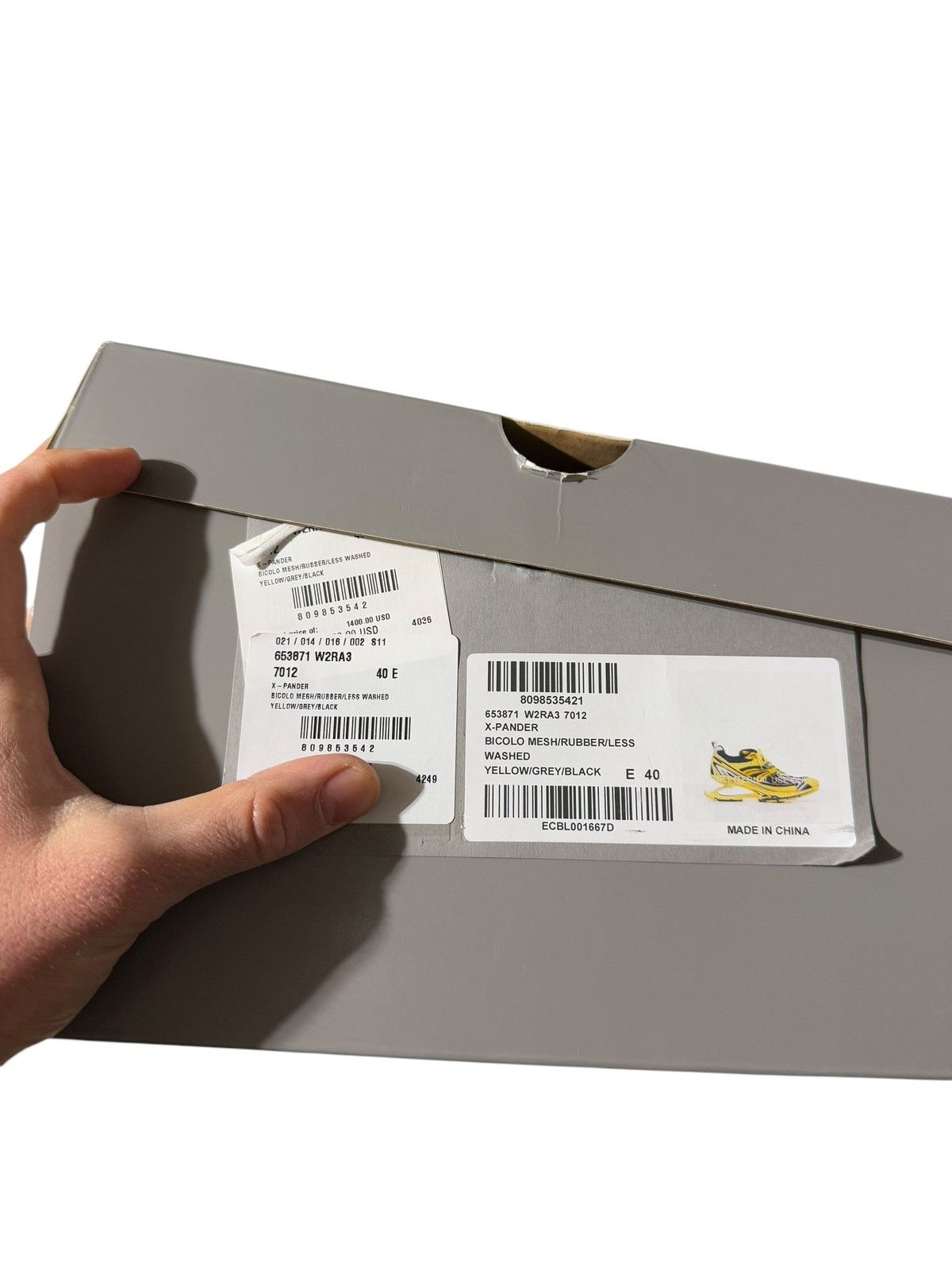 Balenciaga RARE Yellow Lightning X-Pander (X Pander) Heel Sneaker Size US 7 / EU 40 - 9 Thumbnail