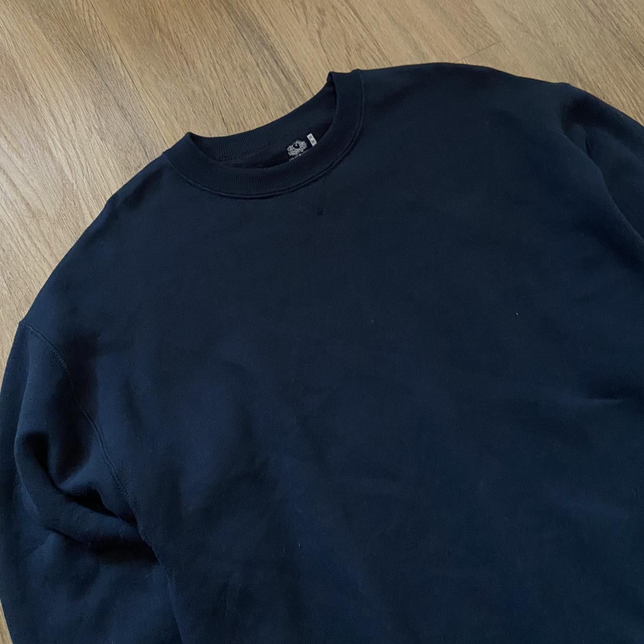 Fruit Of The Loom Vintage Y2K 2000s Black crewneck sweatshirt Fruit Size US M / EU 48-50 / 2 - 2 Thumbnail