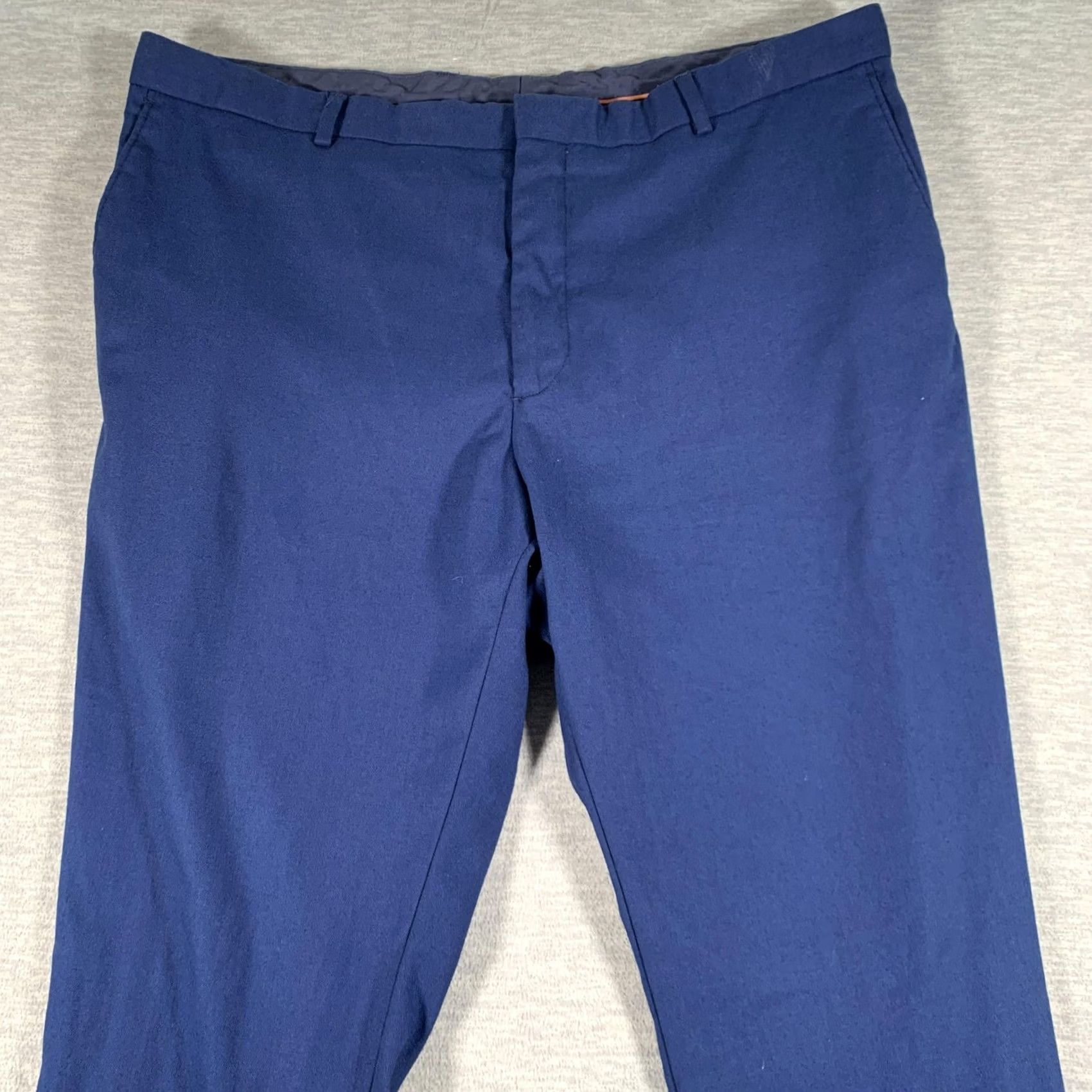 Zara Zara Pants Mens 38x31 Blue Slim Fit Dress Trousers Stretch Casual Office Size US 38 / EU 54 - 4 Thumbnail