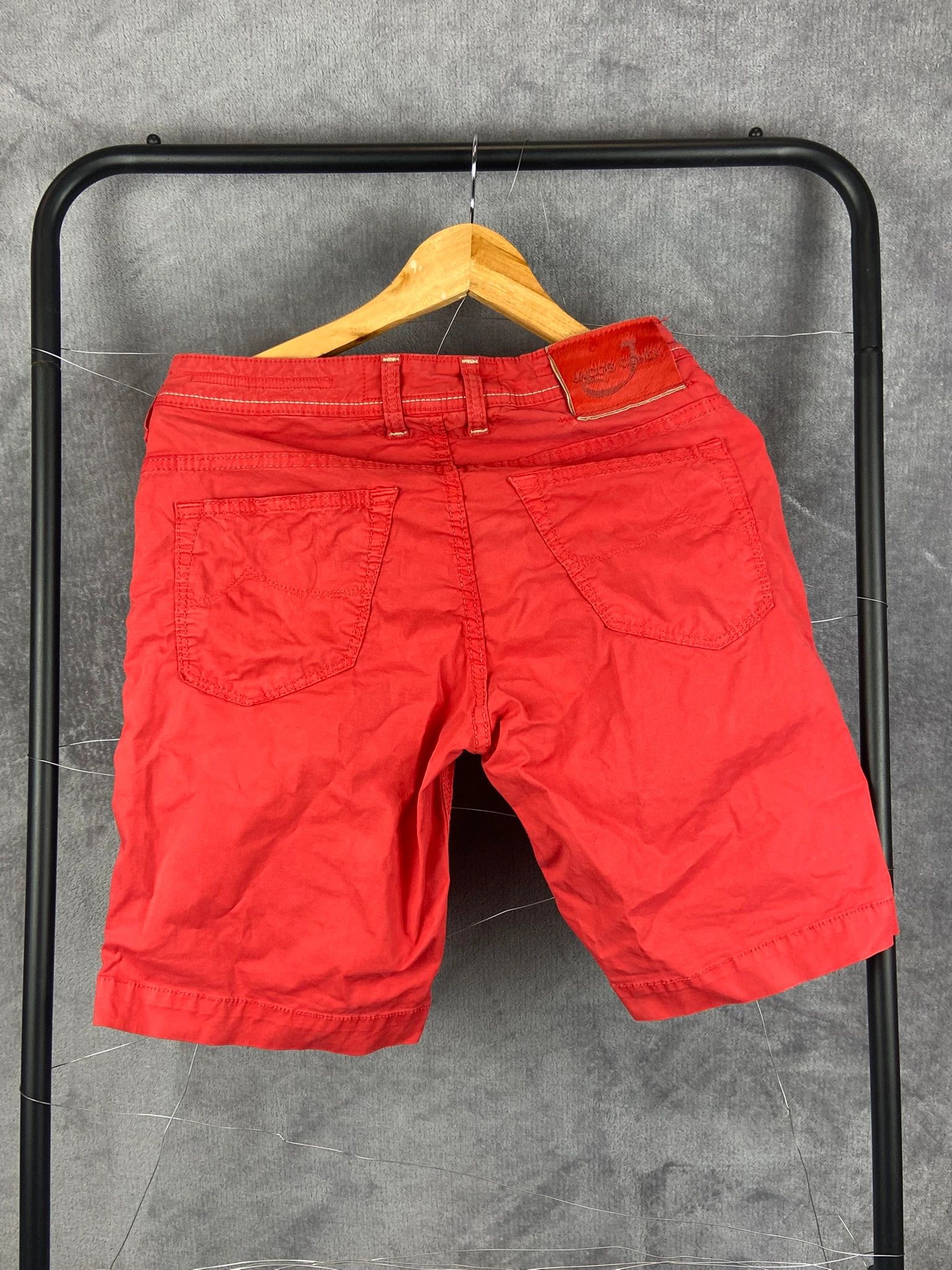 Jacob Cohen Jacob Cohen Red Designer Shorts – Size S Size US 31 - 5 Thumbnail