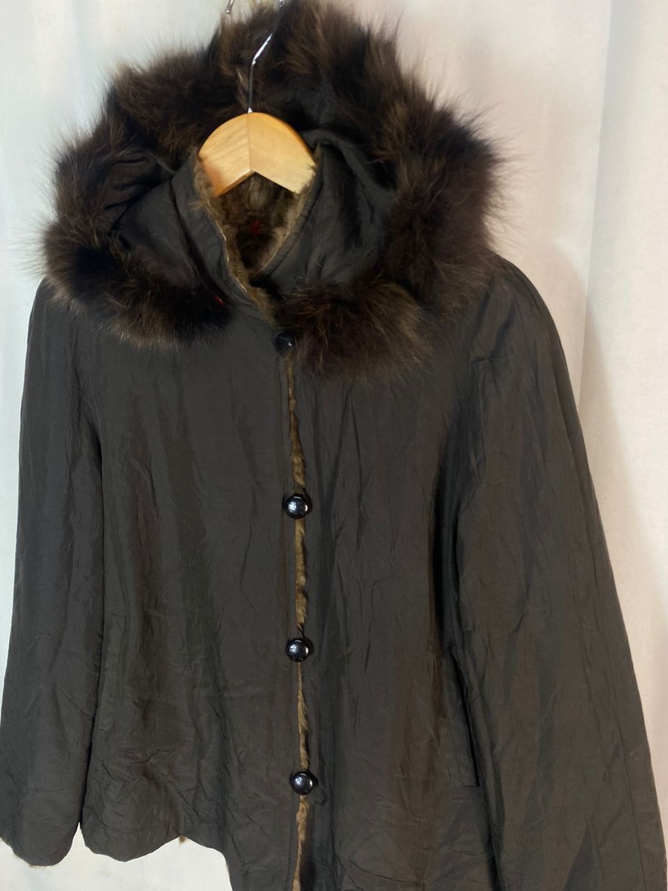 Balmain Balmain paris reversible fur/silk button up hoodie jacket Size M / US 6-8 / IT 42-44 - 16 Thumbnail