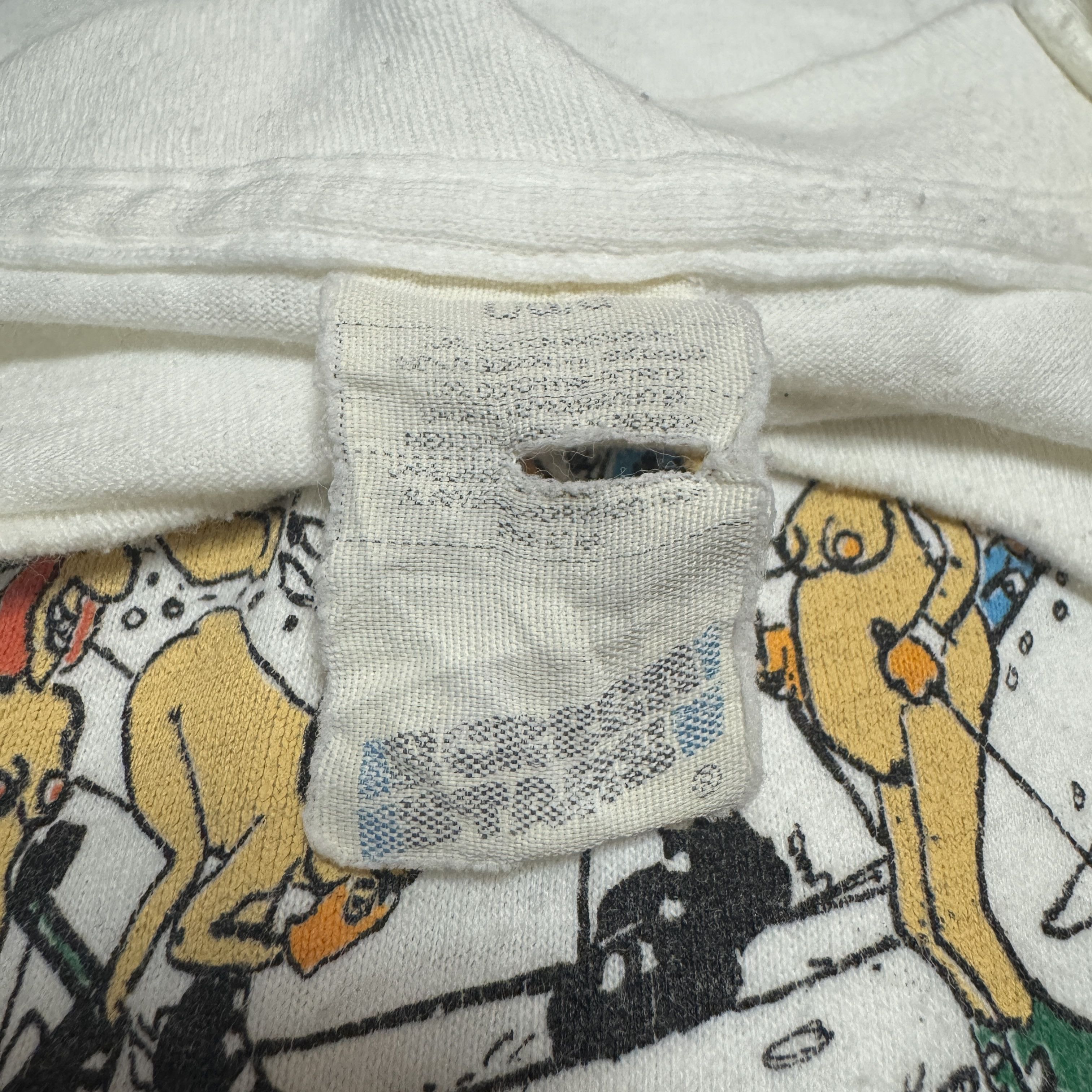 Vintage 80s Naked Ski Humor Shirt