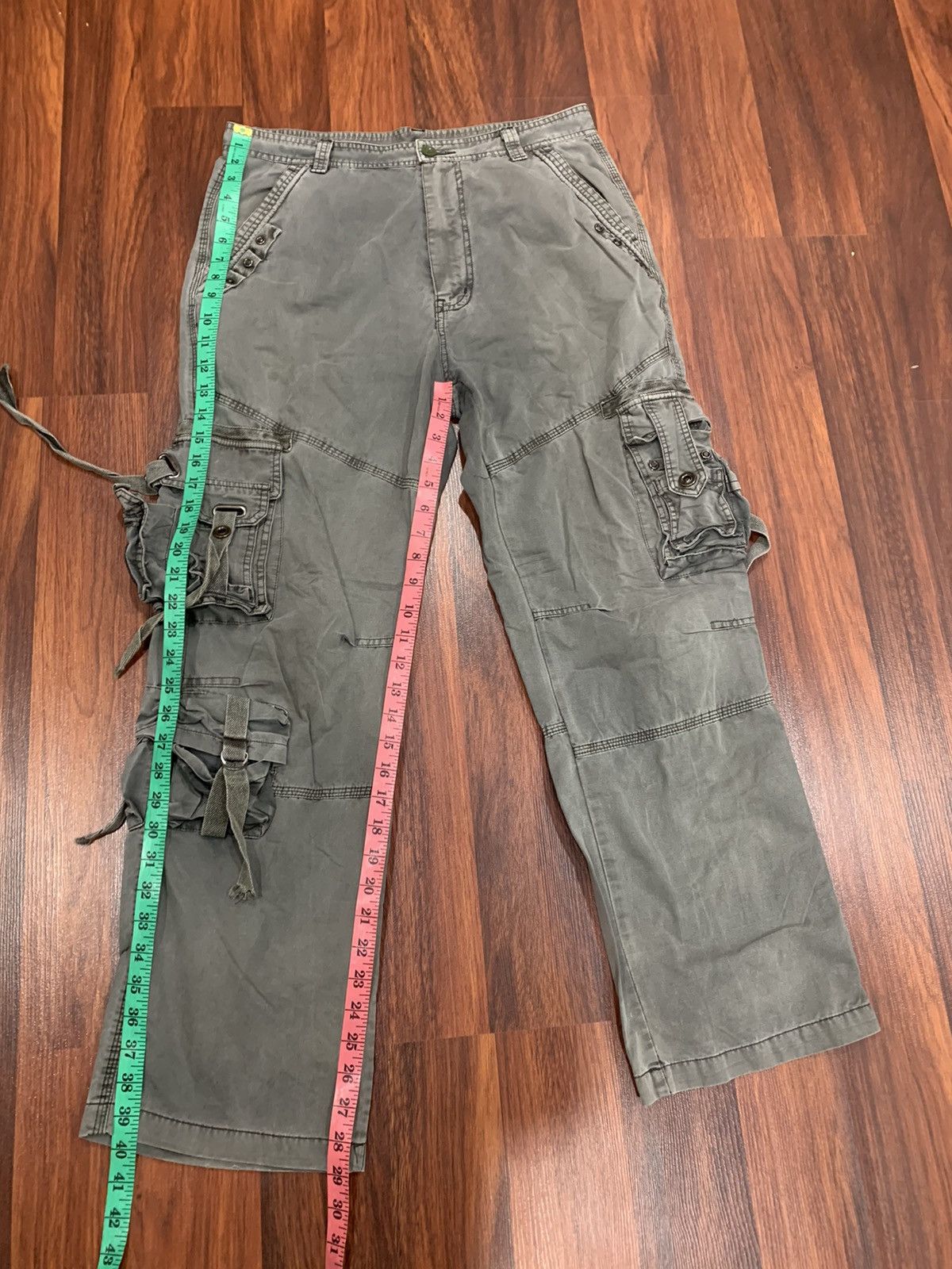 If Six Was Nine × Japanese Brand Grey Multipocket Cargo Pants Size US 32 / EU 48 - 12 Thumbnail