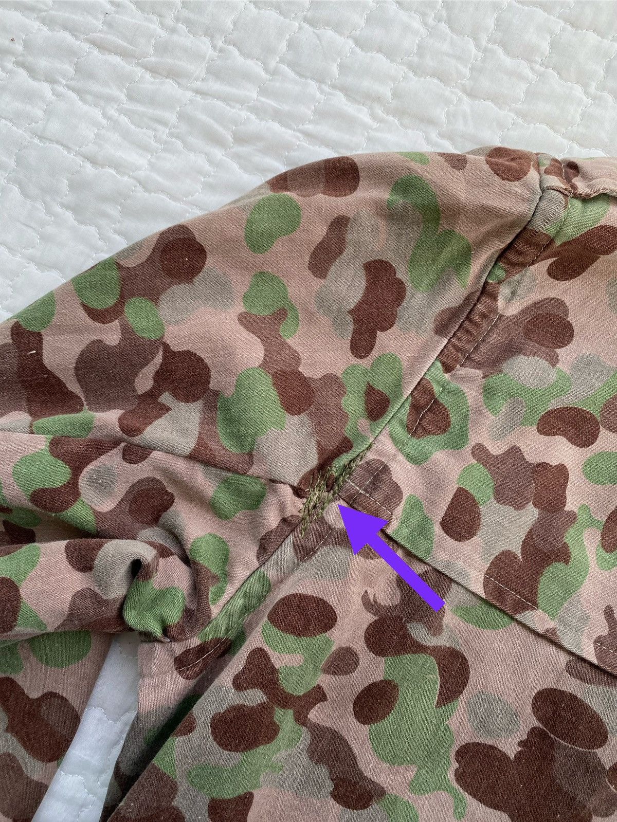 Vintage Vintage 1960s Aussie Parka Jacket – Pia Camouflage Size US L / EU 52-54 / 3 - 9 Thumbnail