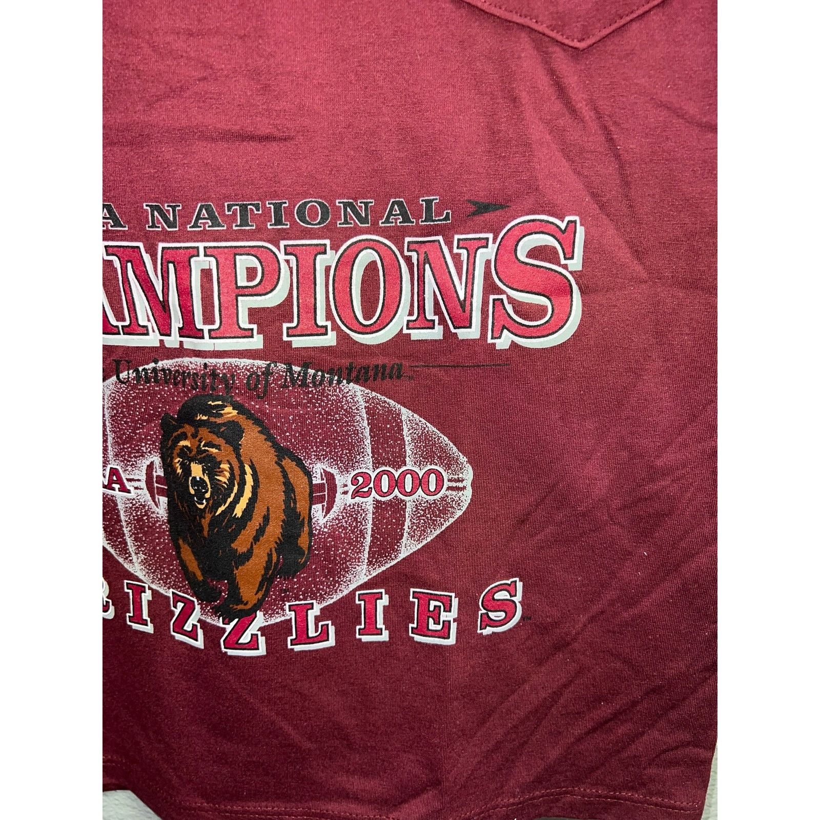 Jerzees Vintage University Of Montana Shirt Champs NCAA Grizzlies M Size US M / EU 48-50 / 2 - 3 Thumbnail