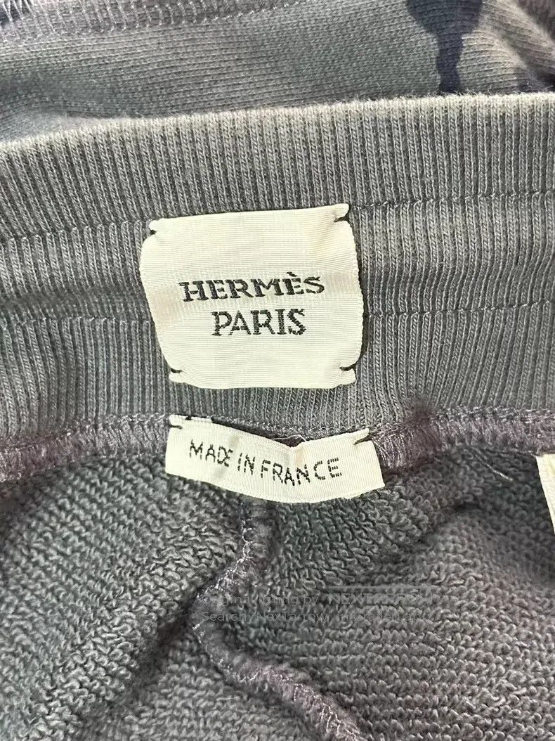 Hermes Hermes Grey Printed Long Pants Size 25" / US 0 / IT 36 - 3 Thumbnail