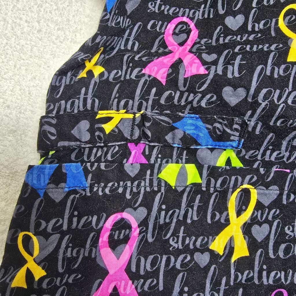 Cherokee Women's Cherokee Black Multi-color Ribbon Short Sleeve Tee L Size L / US 10 / IT 46 - 7 Thumbnail
