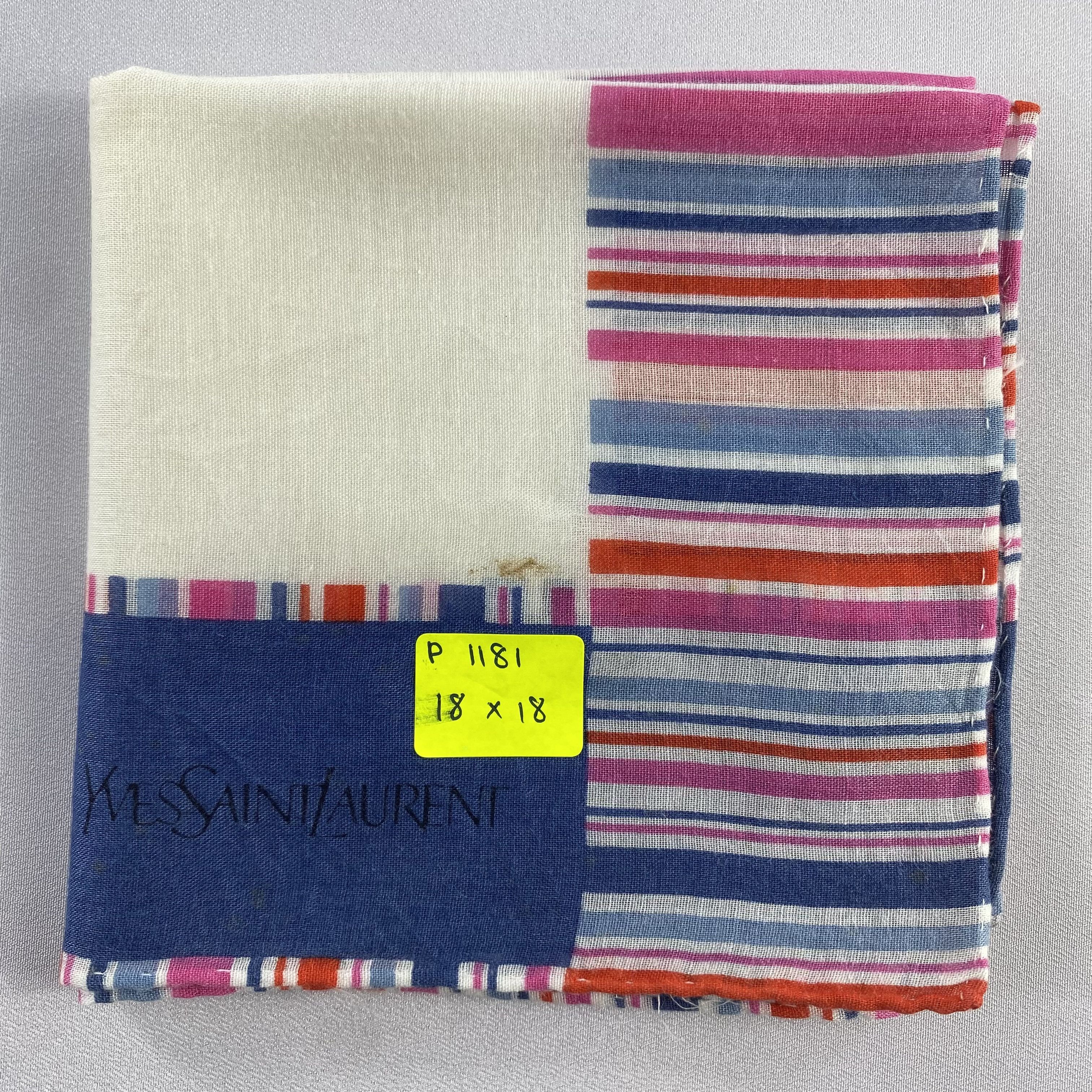 Vintage Yves Saint Laurent Handkerchief / Neckerchief-P1181 Size ONE SIZE - 6 Thumbnail