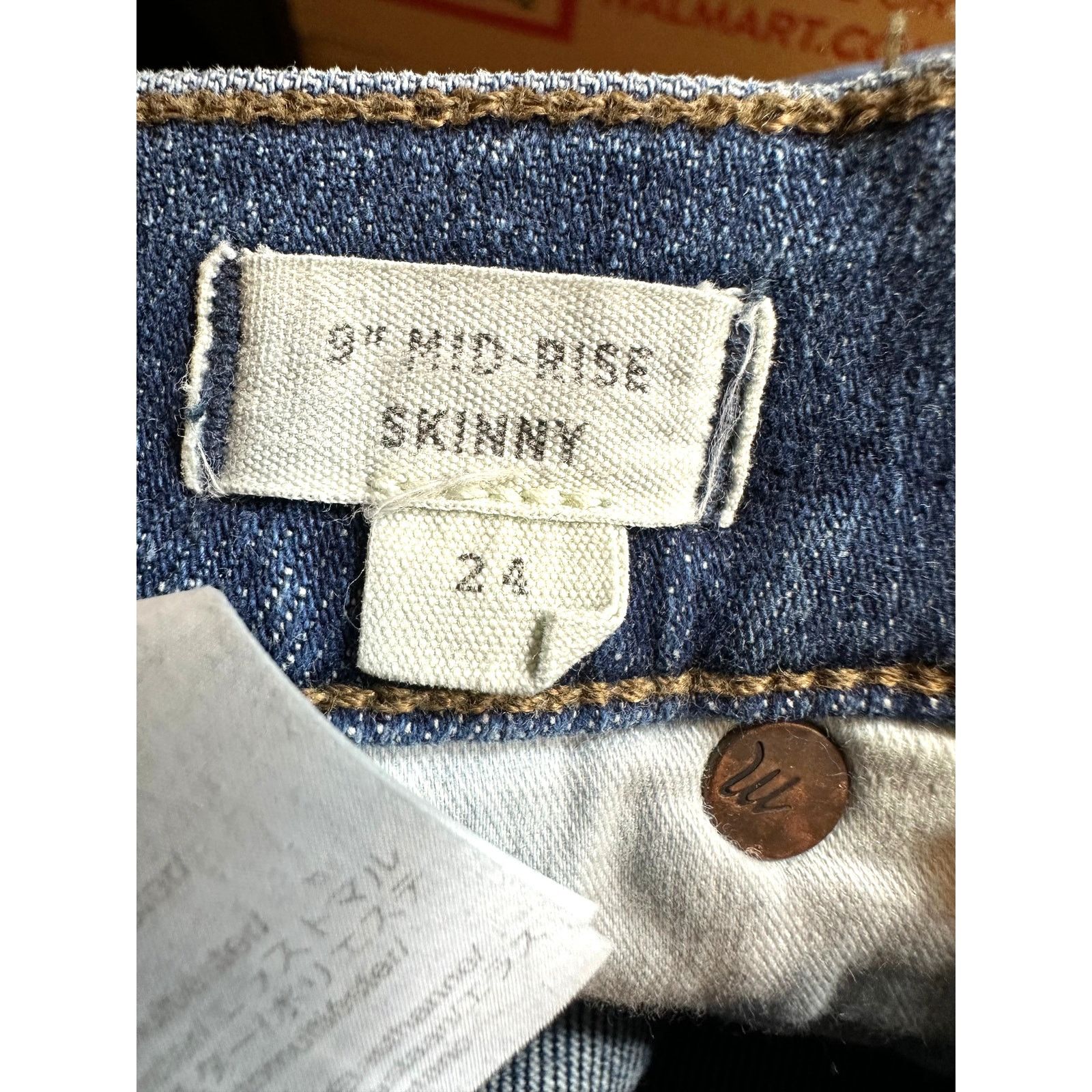 Madewell Madewell 9" Mid-Rise Skinny Jeans Cloverdale Wash 24 Size 24" / US 00 / IT 34 - 12 Thumbnail