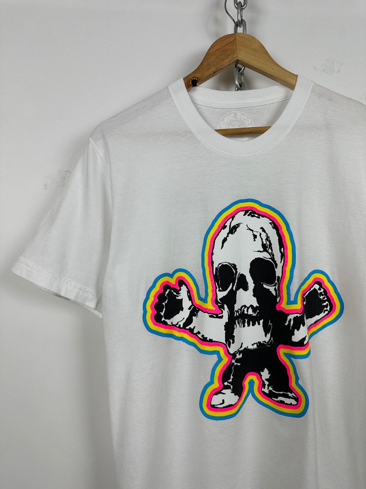 Chrome Hearts Chrome Hearts Foti Rainbow Skull White T-Shirt Size US M / EU 48-50 / 2 - 4 Thumbnail