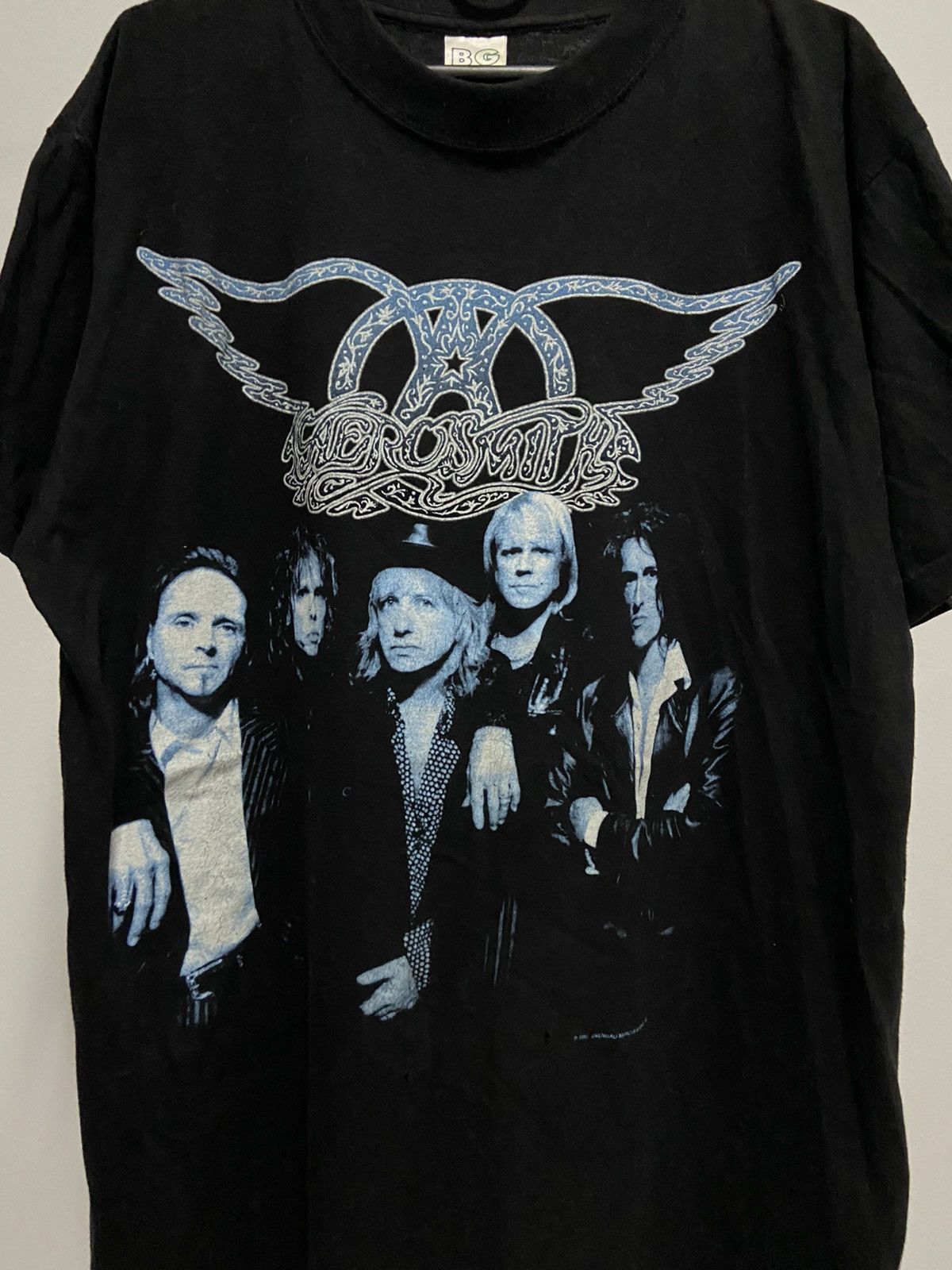 Aerosmith × Band Tees × Vintage Aerosmith 1997 nine lives tour vintage tee big logo print Size US L / EU 52-54 / 3 - 3 Thumbnail