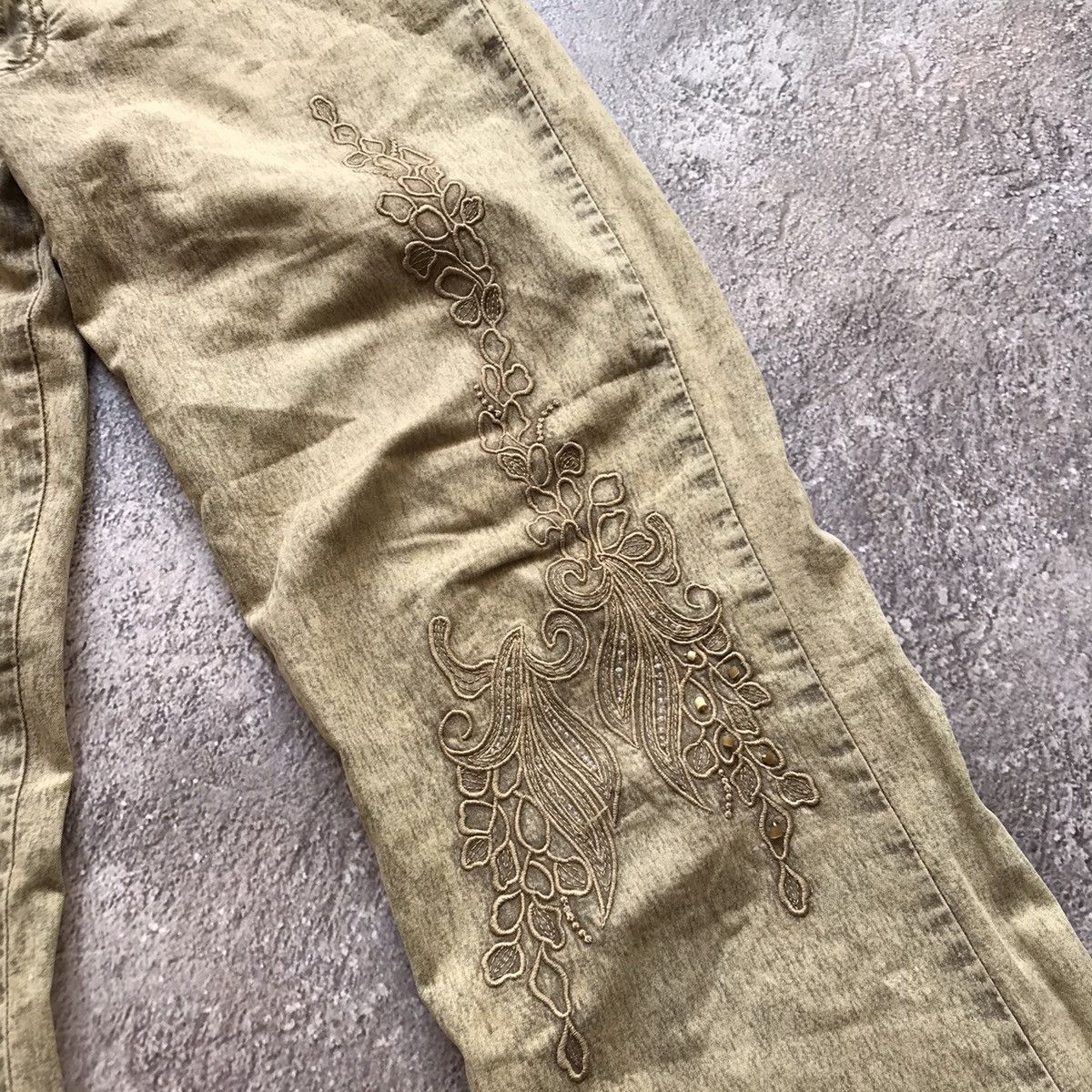 Vintage Vintage 90s Y2K Baggy Cargo Pants Distressed Workwear 29 Size 29" - 4 Thumbnail