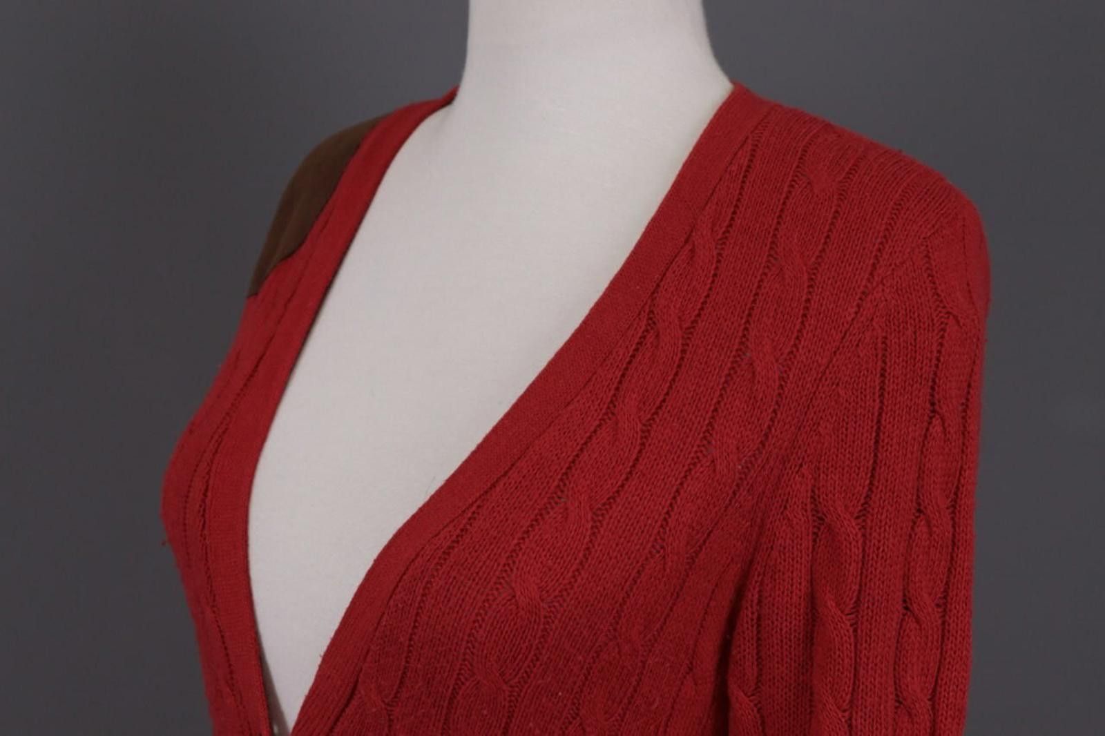 Lauren Ralph Lauren Lauren Ralph Lauren Red Wool Cashmere Cardigan Size XS Size XS / US 0-2 / IT 36-38 - 10 Thumbnail