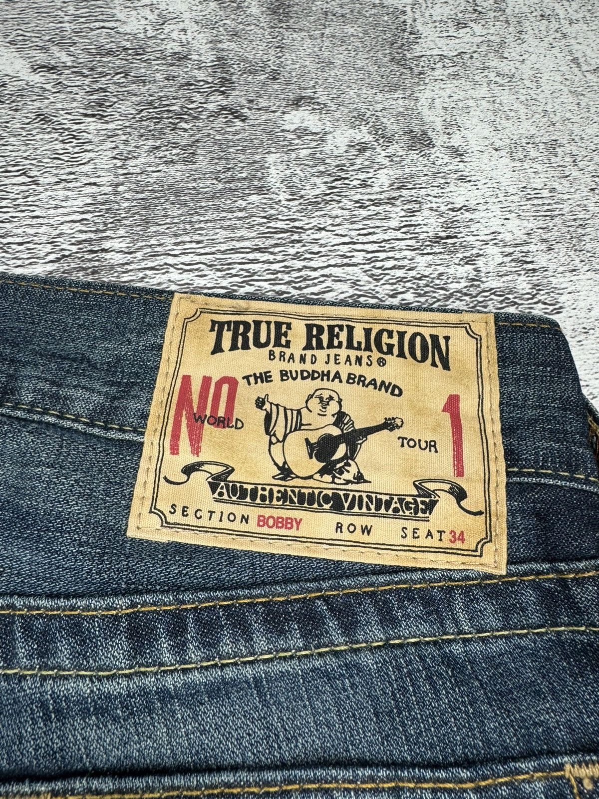 True Religion Vintage Distressed Y2K Avant Gard Rare True Religion Jeans Size US 29 - 17 Thumbnail