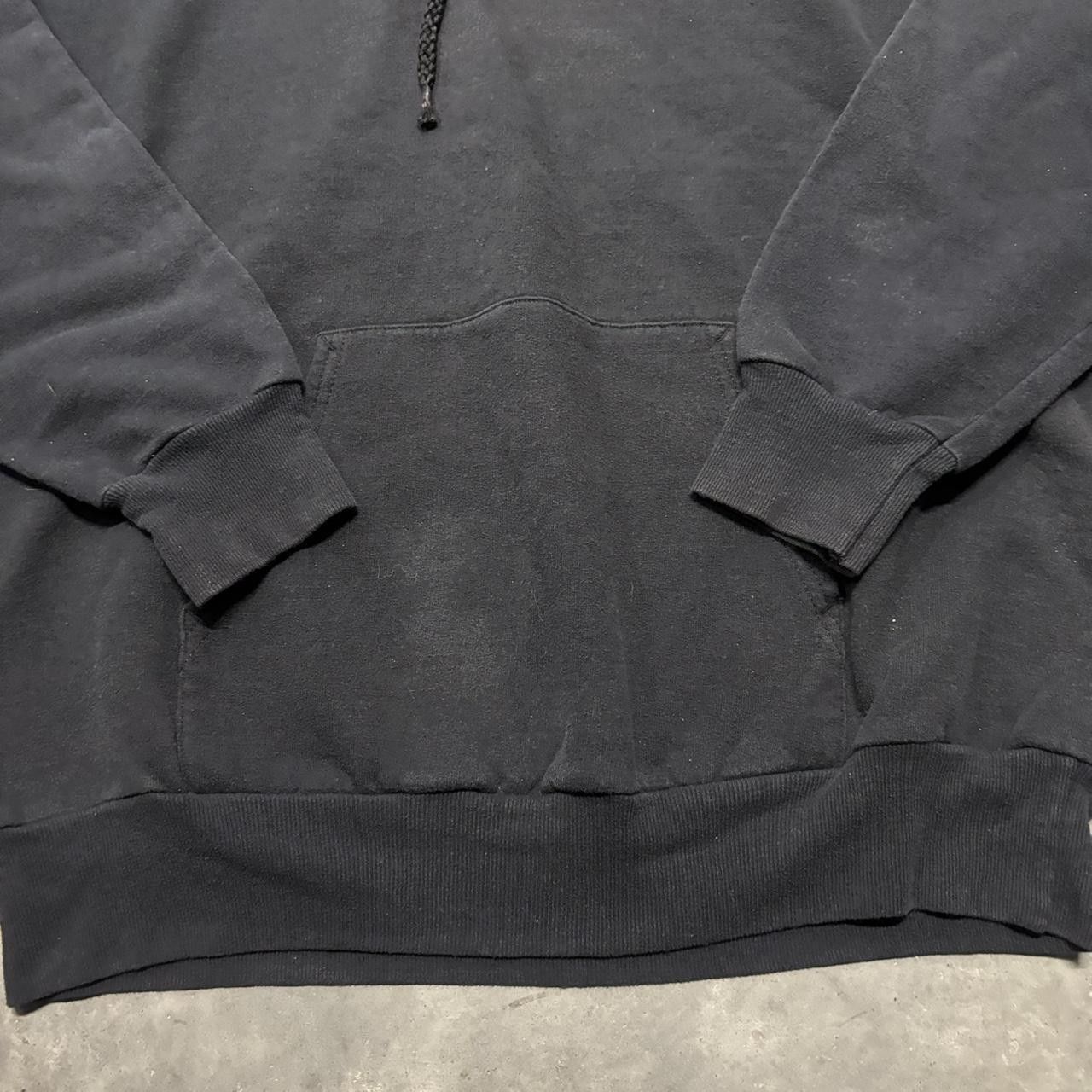 Japanese Brand × Vintage Crazy Vintage Y2K/2000s Black Streetwear Essential Hoodie! Size US M / EU 48-50 / 2 - 5 Thumbnail