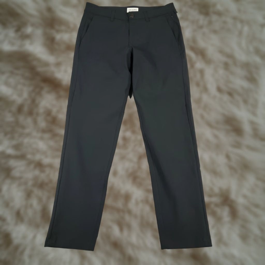 Lululemon Lululemon Pants Mens 31x28 Gray Commission Flat Front Chino Trousers Size US 31 - 1 Thumbnail