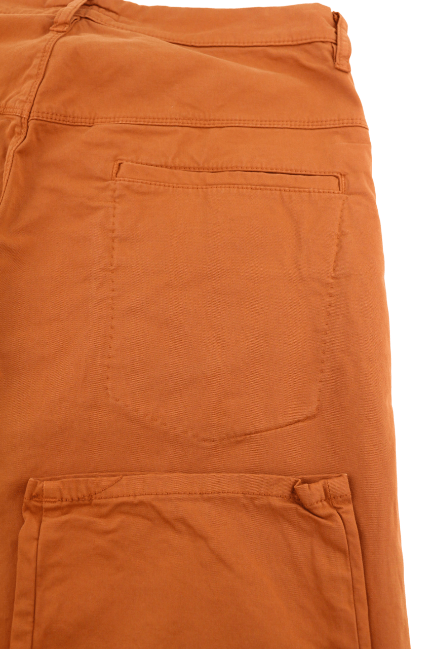 Nudie Jeans KHAKI SLIM W33/L32 Organic Warm Orange Zip Chino 81935 Size US 33 - 5 Thumbnail