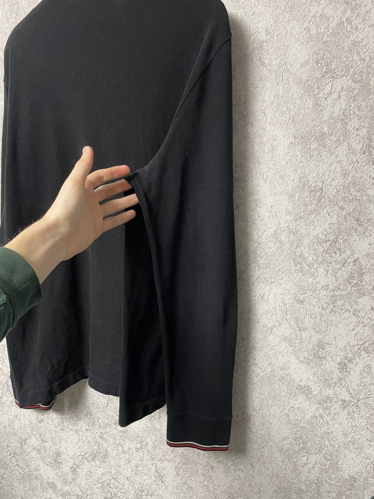 Lacoste Vintage Lacoste Black Long Sleeve Polo Shirt Size US M / EU 48-50 / 2 - 15 Thumbnail