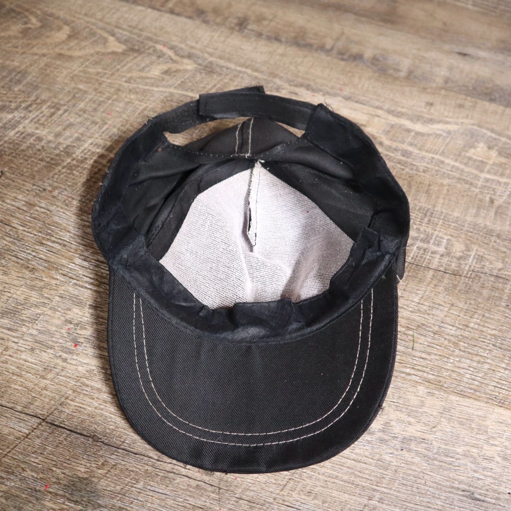 Vintage FLW Outdoors Hat Baseball Cap Mens One Size Black Adjustable Strapback Fishing Theme 90s? Size ONE SIZE - 6 Thumbnail