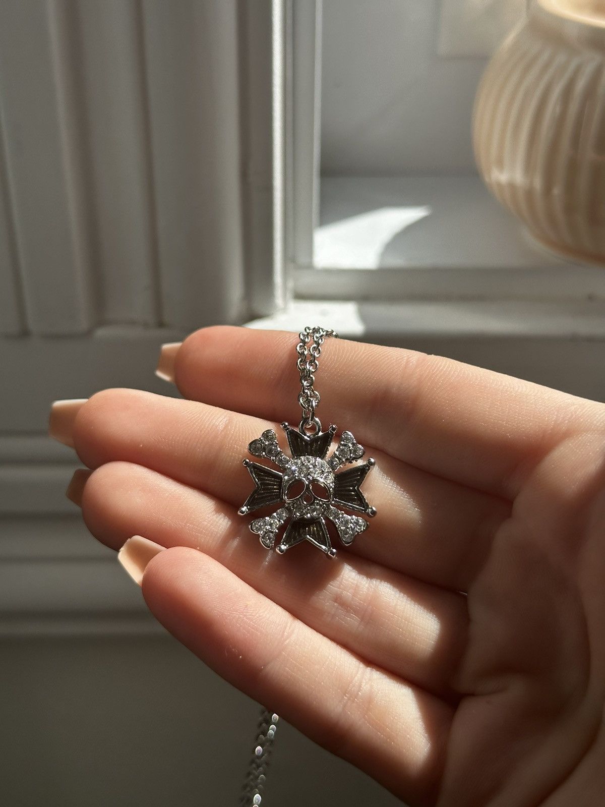 Jewelry Vivienne Westwood Iron Cross Skull Necklace Size ONE SIZE - 2 Thumbnail