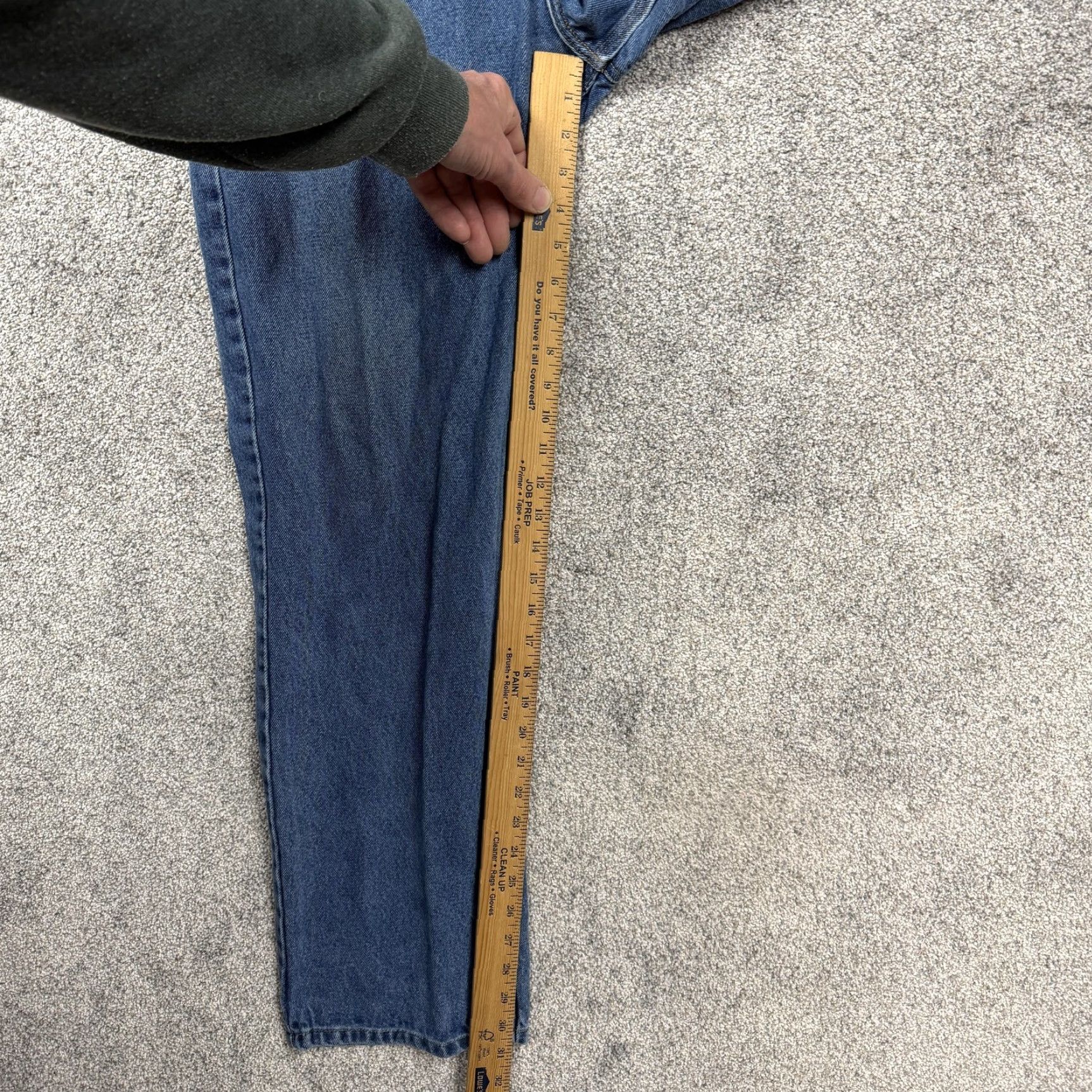 Carhartt Carhartt B480-DVB Jeans Mens 36x30 Blue Denim Straight Workwear Grunge Hipster Casual Jeans Mens Size US 36 / EU 52 - 4 Thumbnail