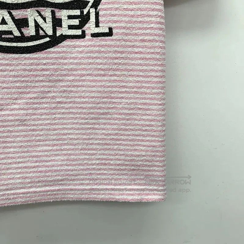 Chanel Chanel Striped Pink Cotton Women's T-Shirt . Size S / US 4 / IT 40 - 3 Thumbnail