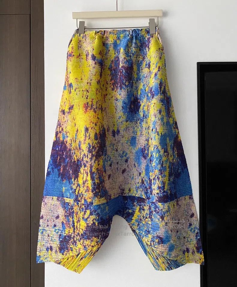 Issey Miyake Issey Miyake size:3 Starry Sky Harem Pants Size 31" - 1 Thumbnail