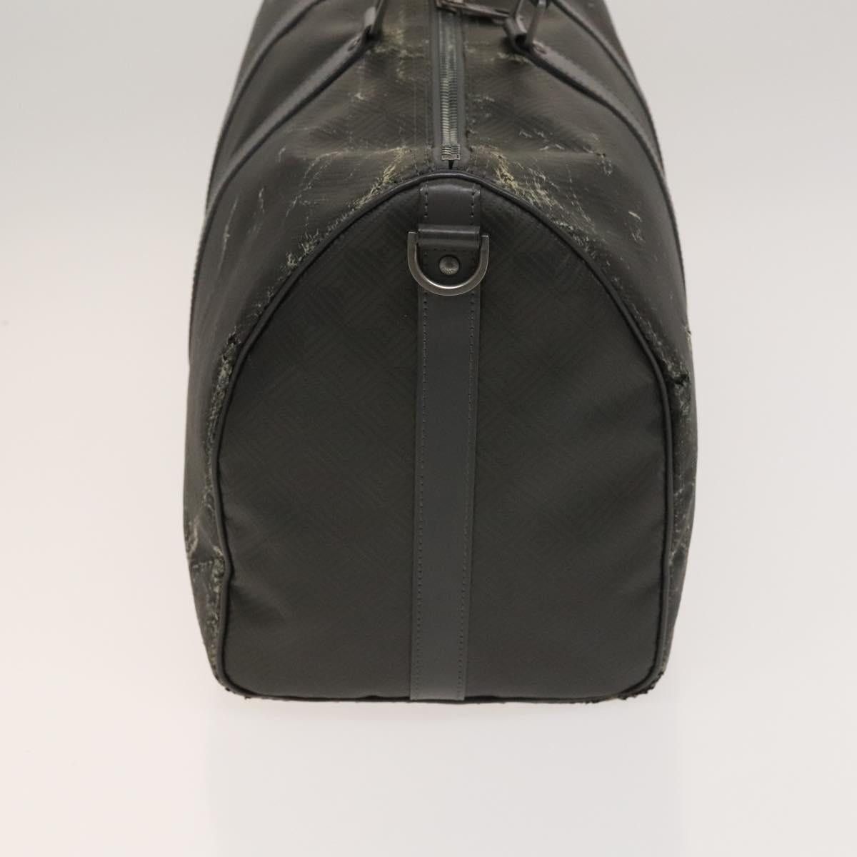 Louis Vuitton LOUIS VUITTON Damier Carbon Keepall 45 Boston Bag Black Size ONE SIZE - 4 Thumbnail