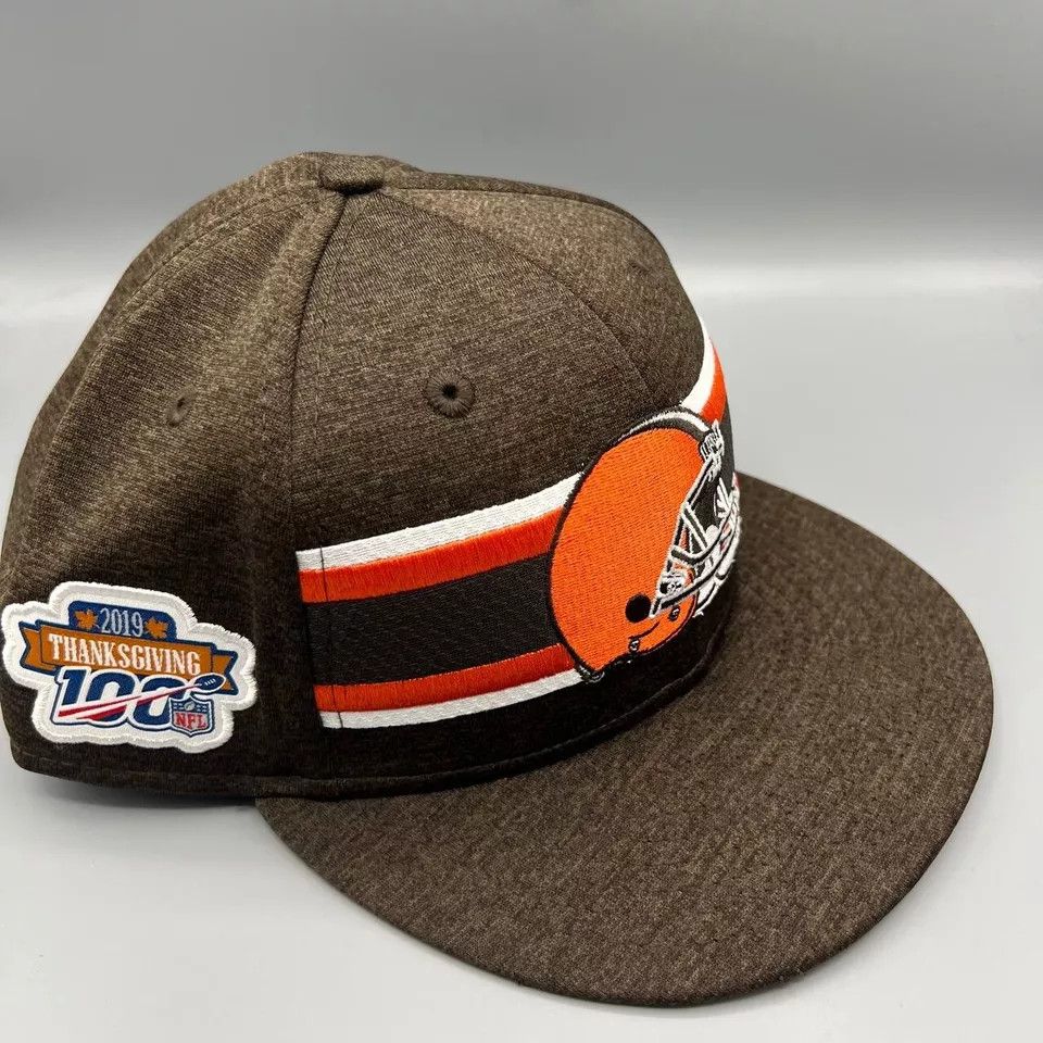 New Era Cleveland Browns Hat Men 2019 Thanksgiving Snap Back Cap New Size ONE SIZE - 3 Thumbnail