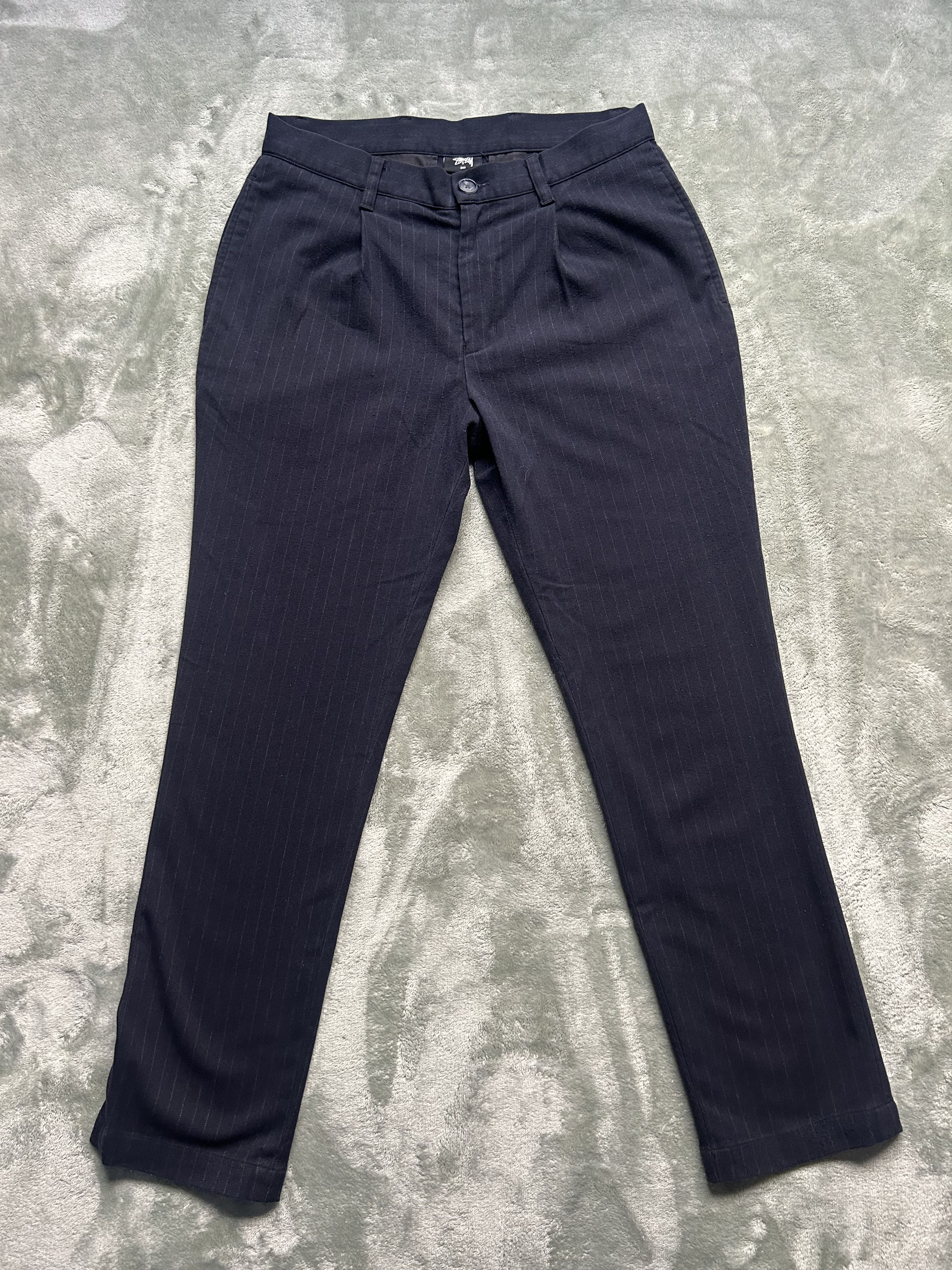Stussy Stüssy Washed Black Nyco Over Trousers | Grailed