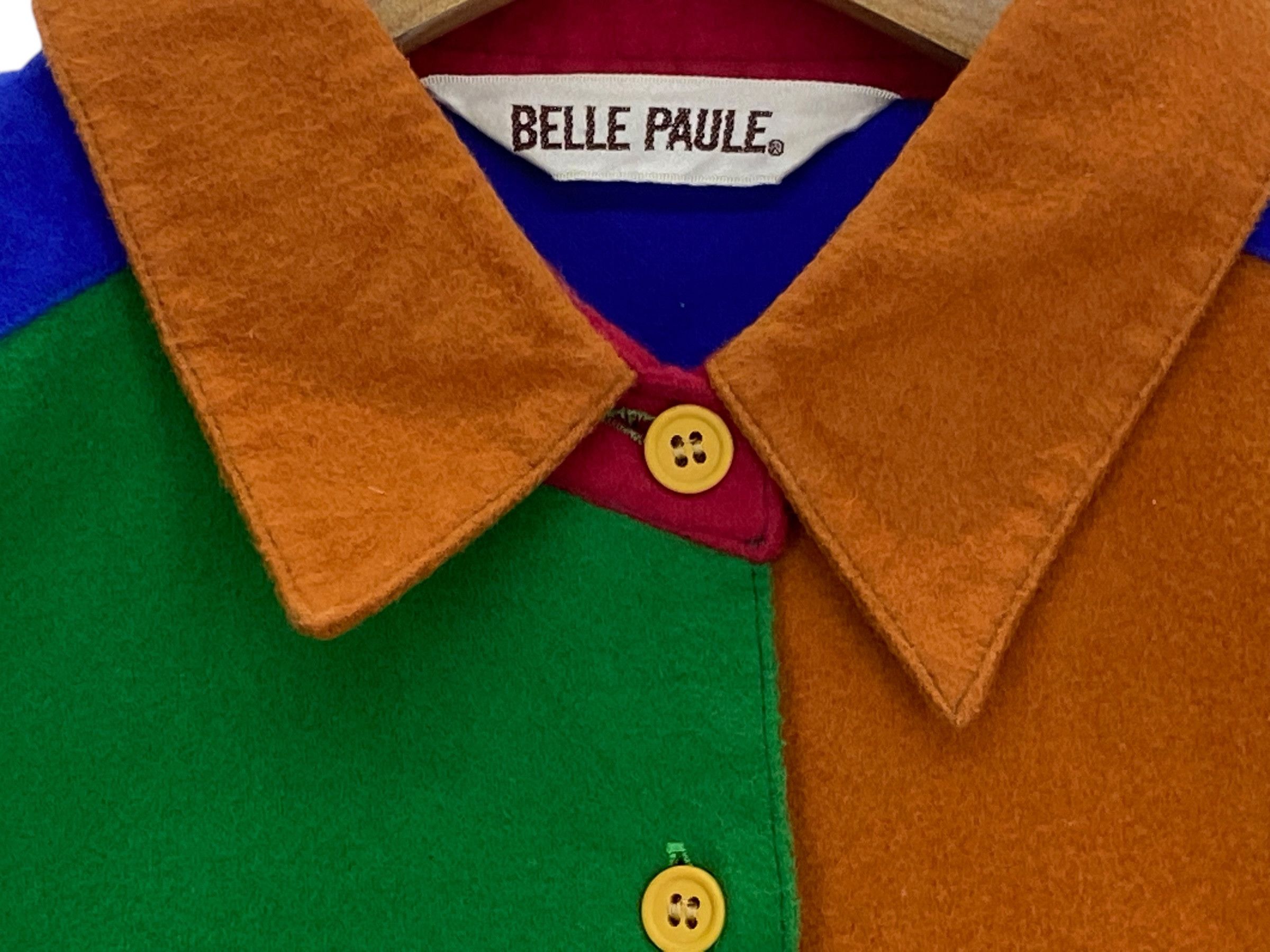 Japanese Brand × Vintage Belle Paule Long Sleeve Two Tonne Shirt Size US S / EU 44-46 / 1 - 8 Thumbnail