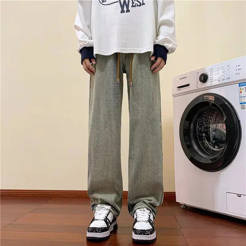 Japanese Brand Retro washed straight leg jeans Size US 32 / EU 48 - 5 Thumbnail