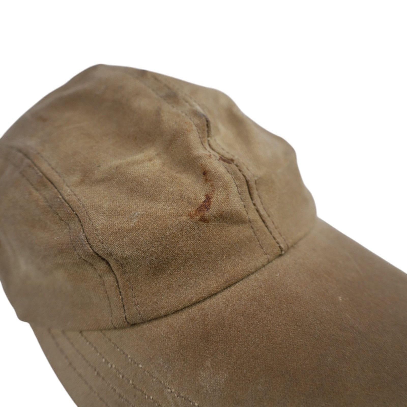 Filson × Vintage True Vintage C.C. Filson Long Bill Waxed Cotton 5 Panel Cap Size ONE SIZE - 4 Thumbnail