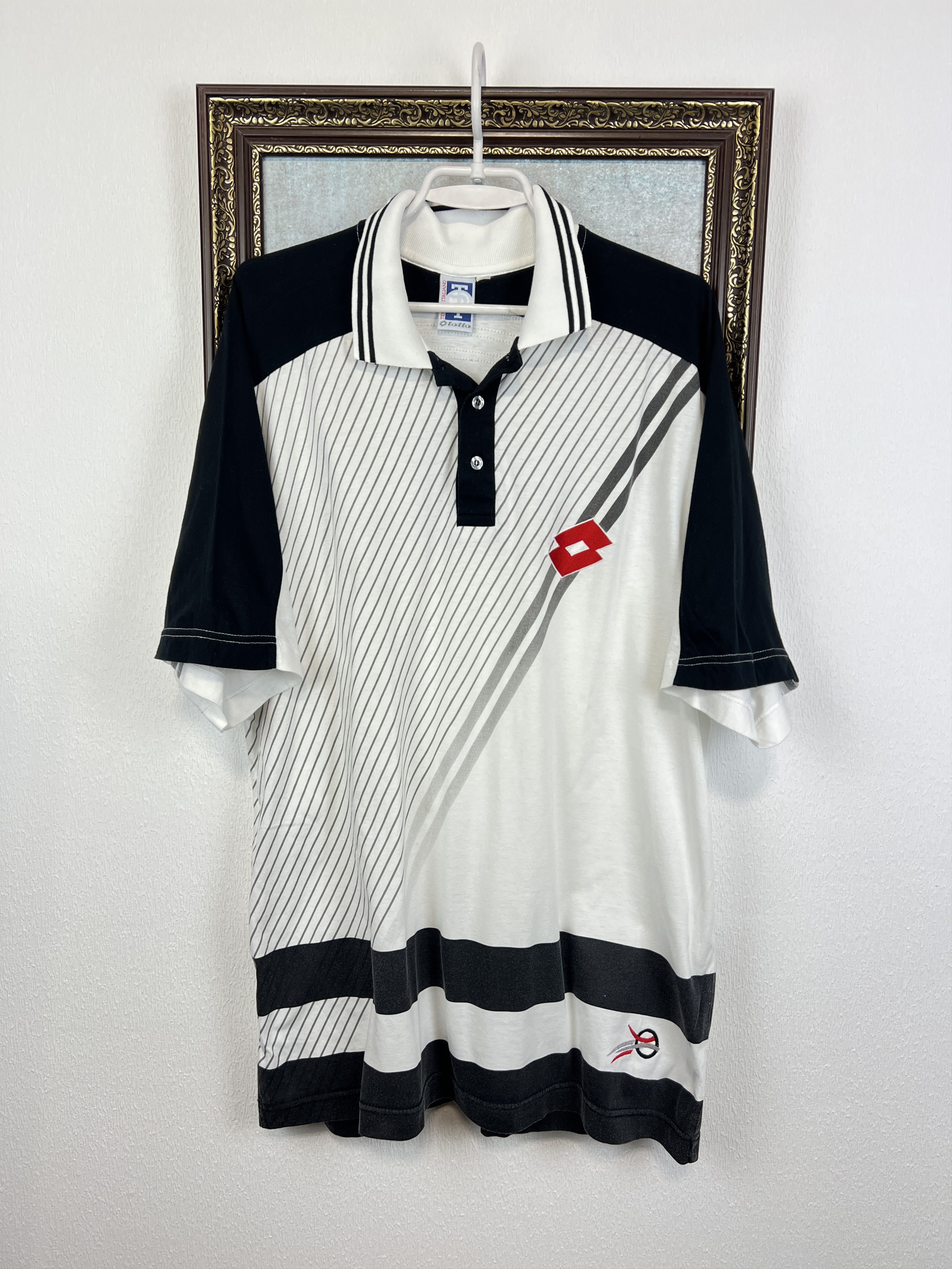 Lotto Sport Vintage 90's Lotto Boris Becker Tennis Shirt Jersey Trikot Size US XL / EU 56 / 4 - 1 Thumbnail