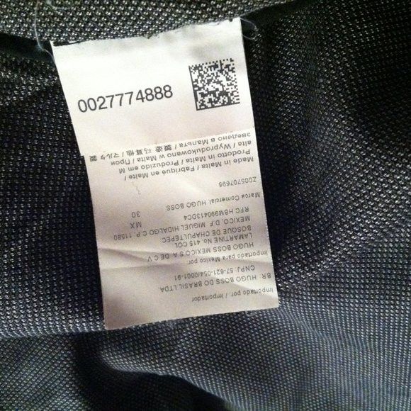Hugo Boss HUGO BOSS WOMEN'S 78%VIRGIN WOOL 20%VISCOSE DRESS PANTS 8/29 Size 30" / US 8 / IT 44 - 11 Thumbnail