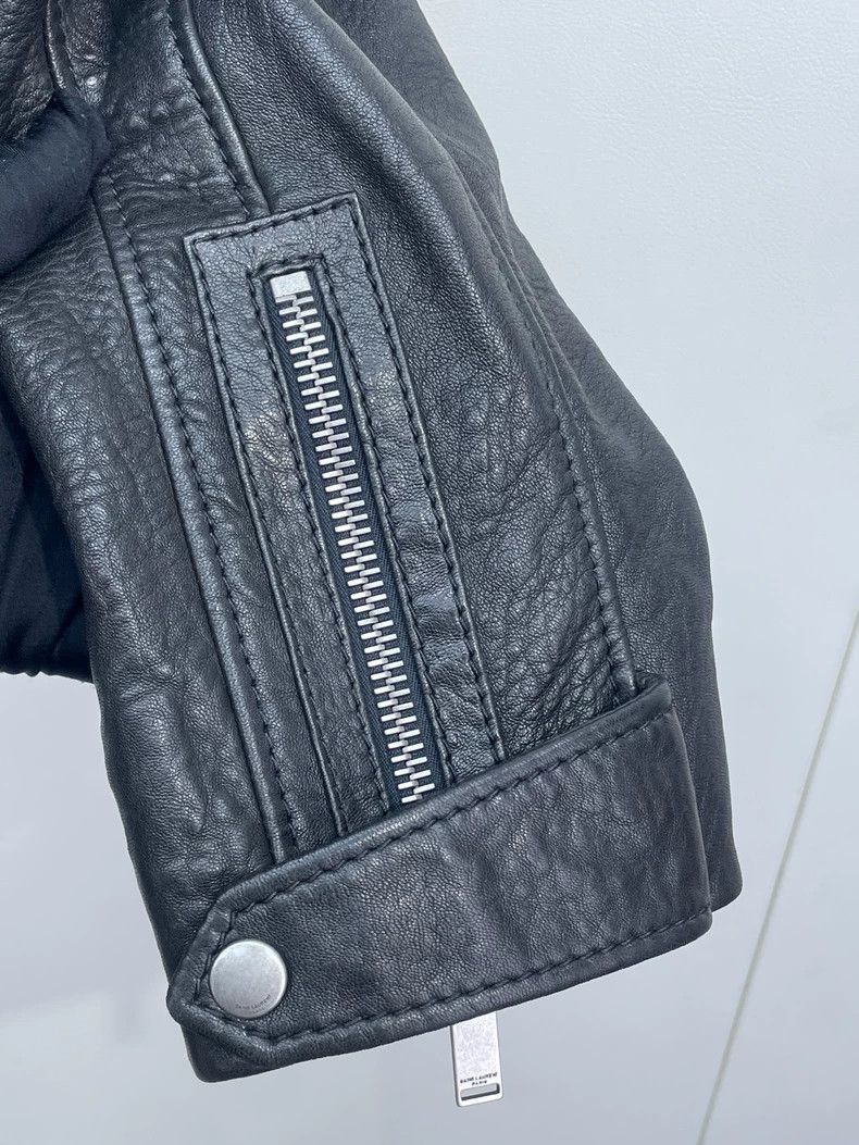 Saint Laurent Paris Saint Laurent Paris Black lambskin leather jacket 2505-Next Size XS / US 0-2 / IT 36-38 - 3 Thumbnail