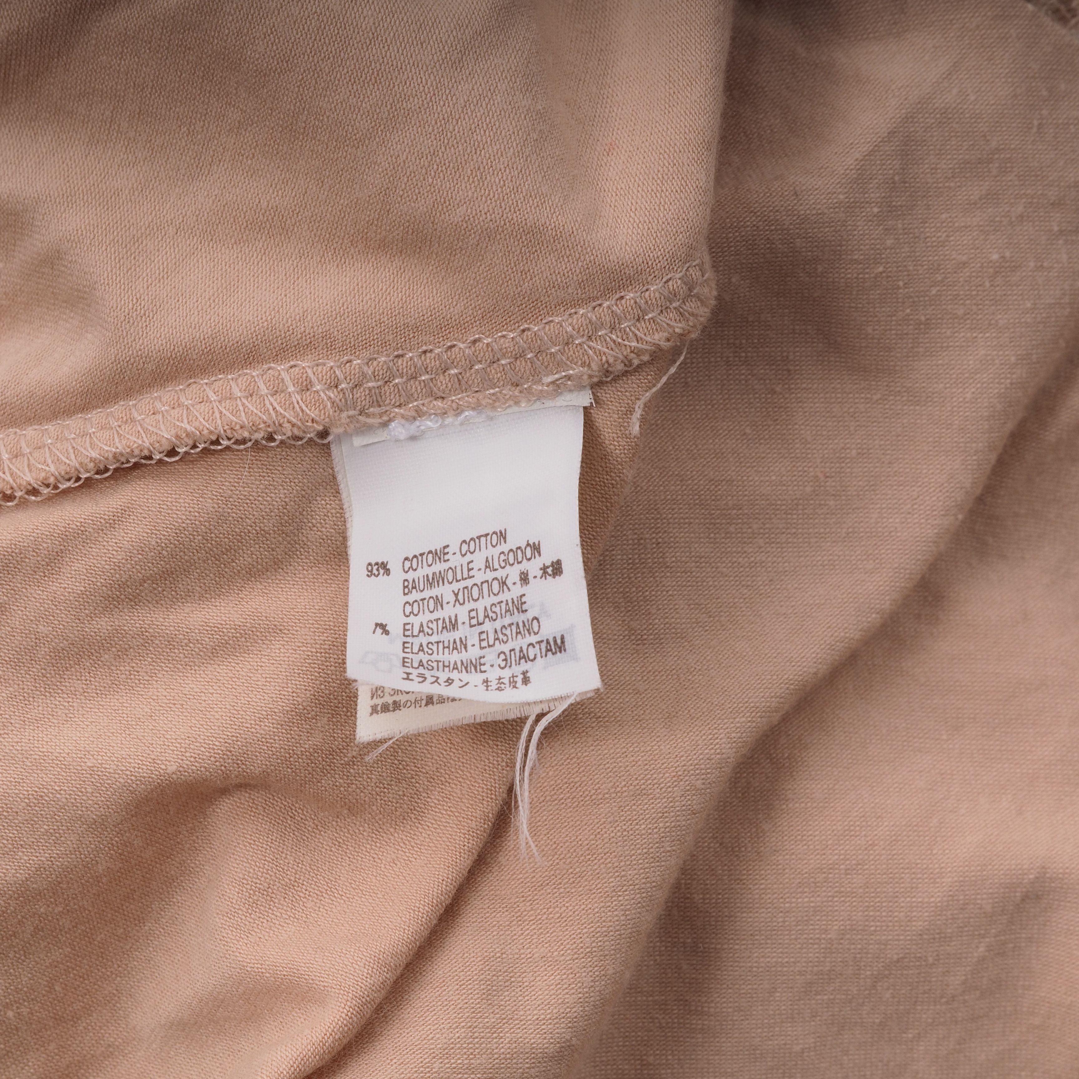 Brunello Cucinelli Brunello Cucinell Women's Beige Cotton Top Blouse S / M Size M / US 6-8 / IT 42-44 - 6 Thumbnail