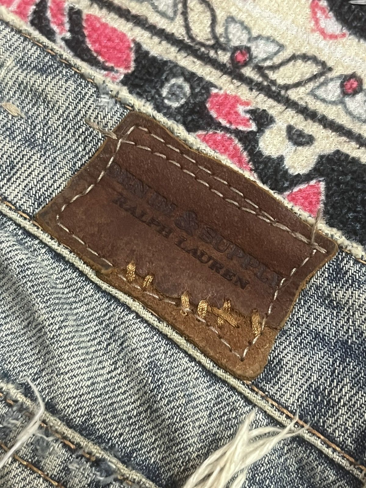 RRL Ralph Lauren Vintage Ralph Lauren Denim Destroyed Skinny Boyfriend Jeans Size 27" / US 4 / IT 40 - 8 Thumbnail
