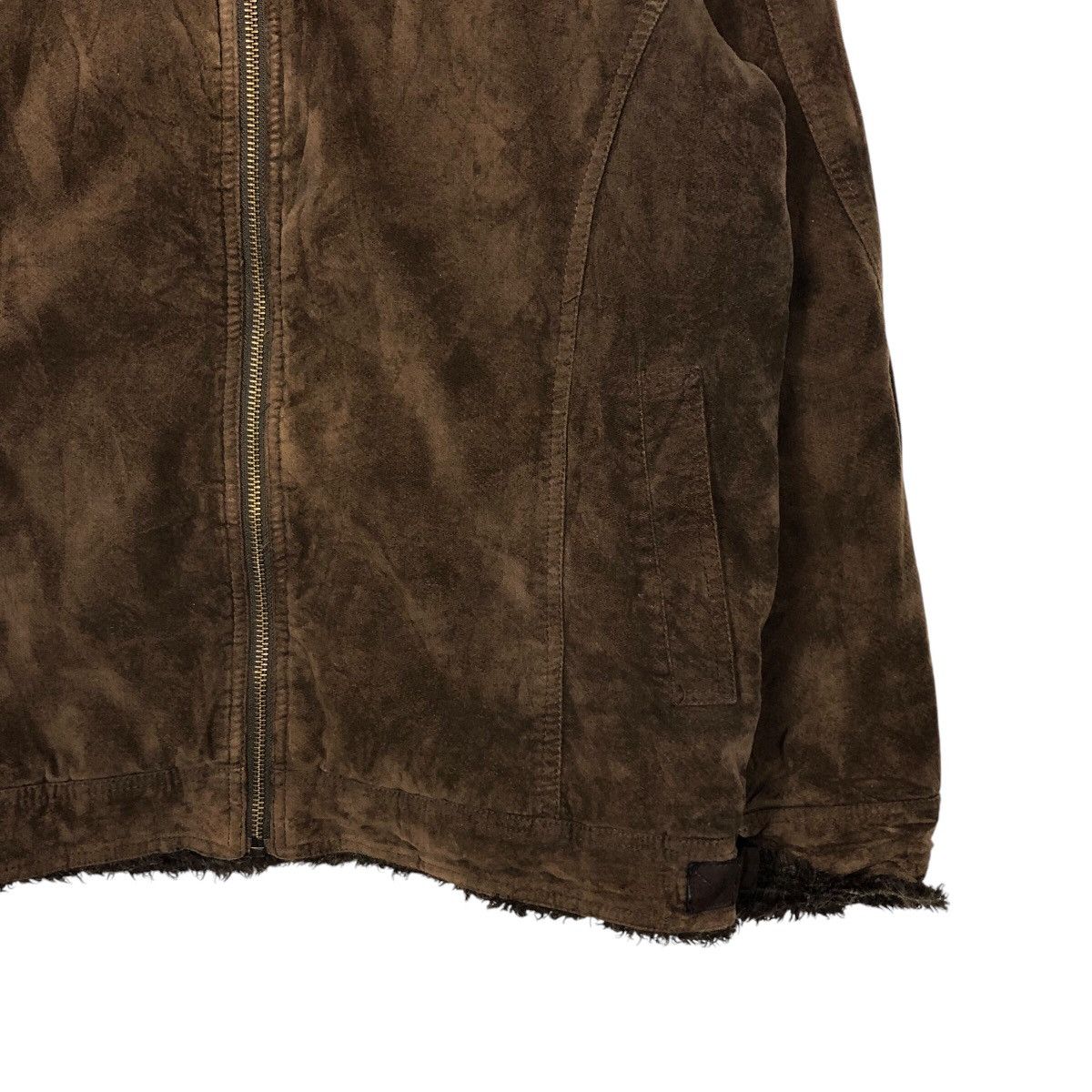 Japanese Brand × Vintage Vintage Biker Jacket Carter's Mink Fur Blanket Issey Miyake Size US L / EU 52-54 / 3 - 6 Thumbnail